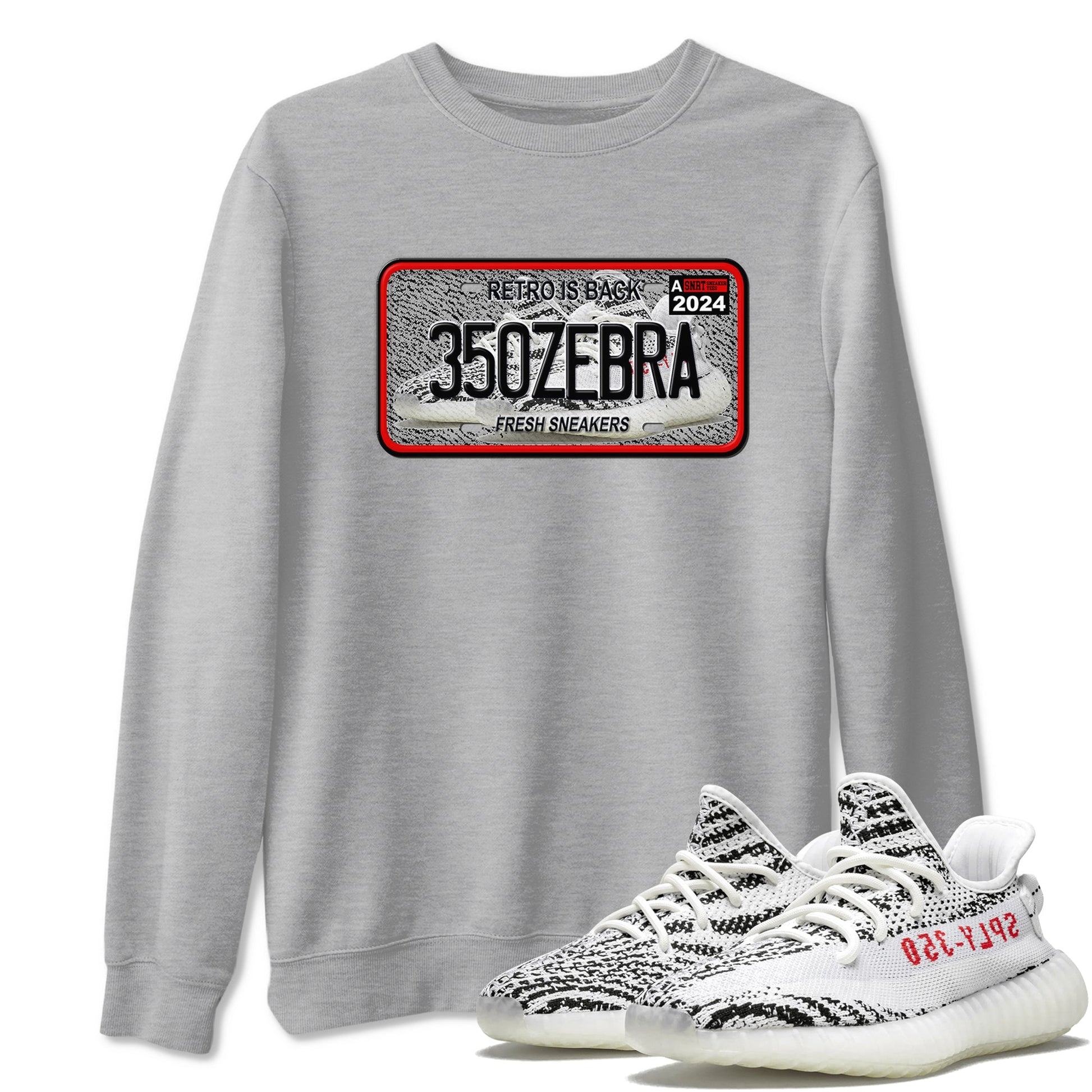 Sneaker Plate Sneaker Tees - Yeezy 350 Zebra