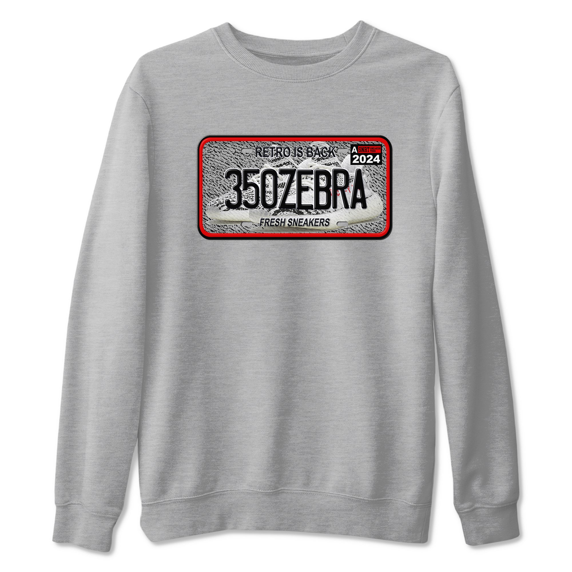 Sneaker Plate Sneaker Tees - Yeezy 350 Zebra
