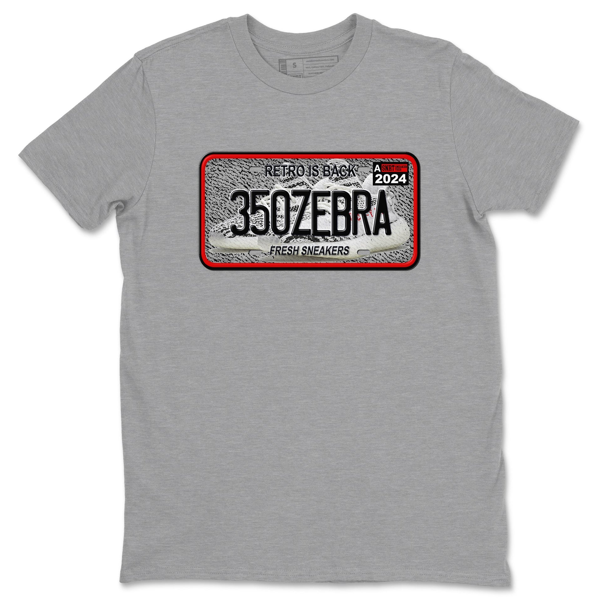 Sneaker Plate Sneaker Tees - Yeezy 350 Zebra