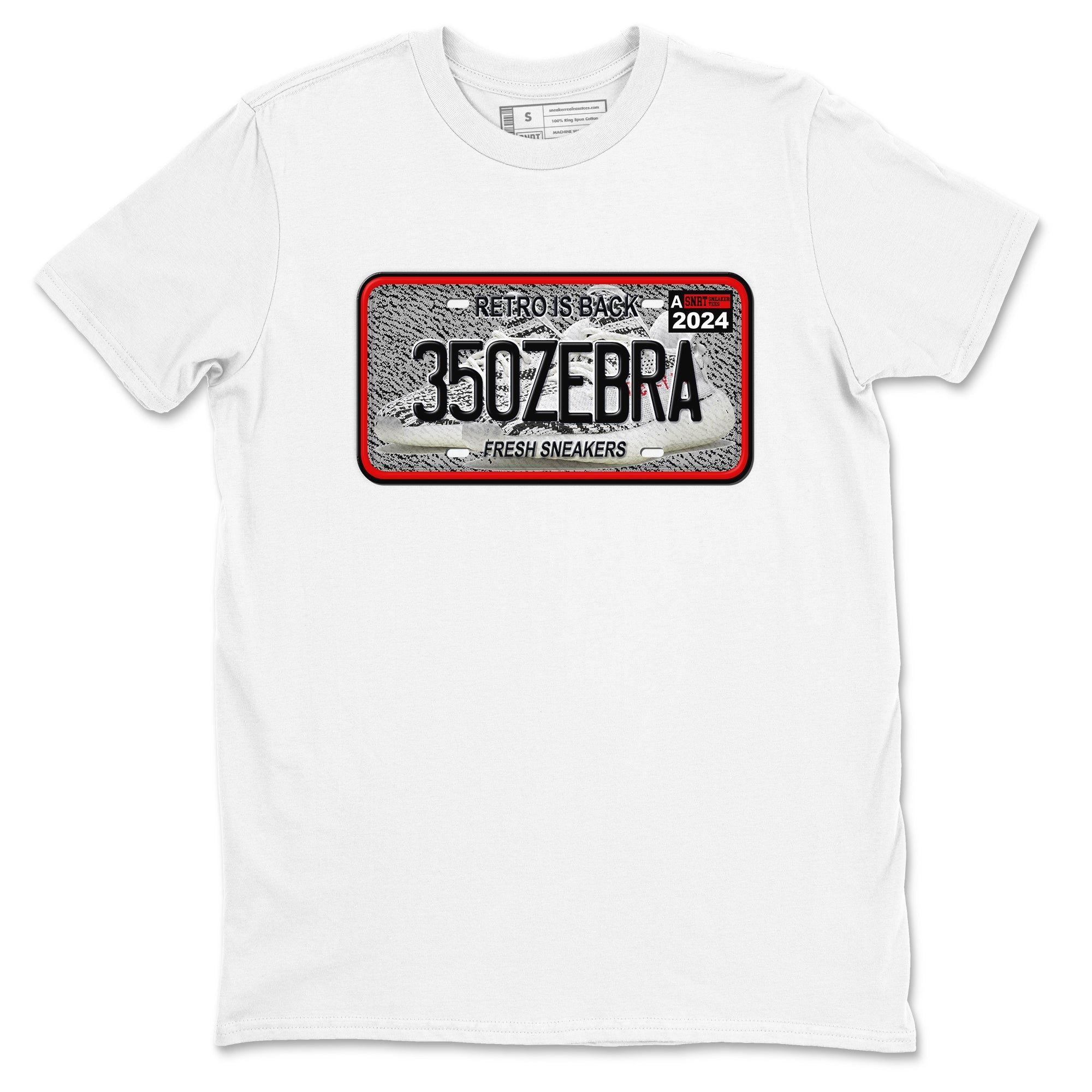 Sneaker Plate Sneaker Tees - Yeezy 350 Zebra