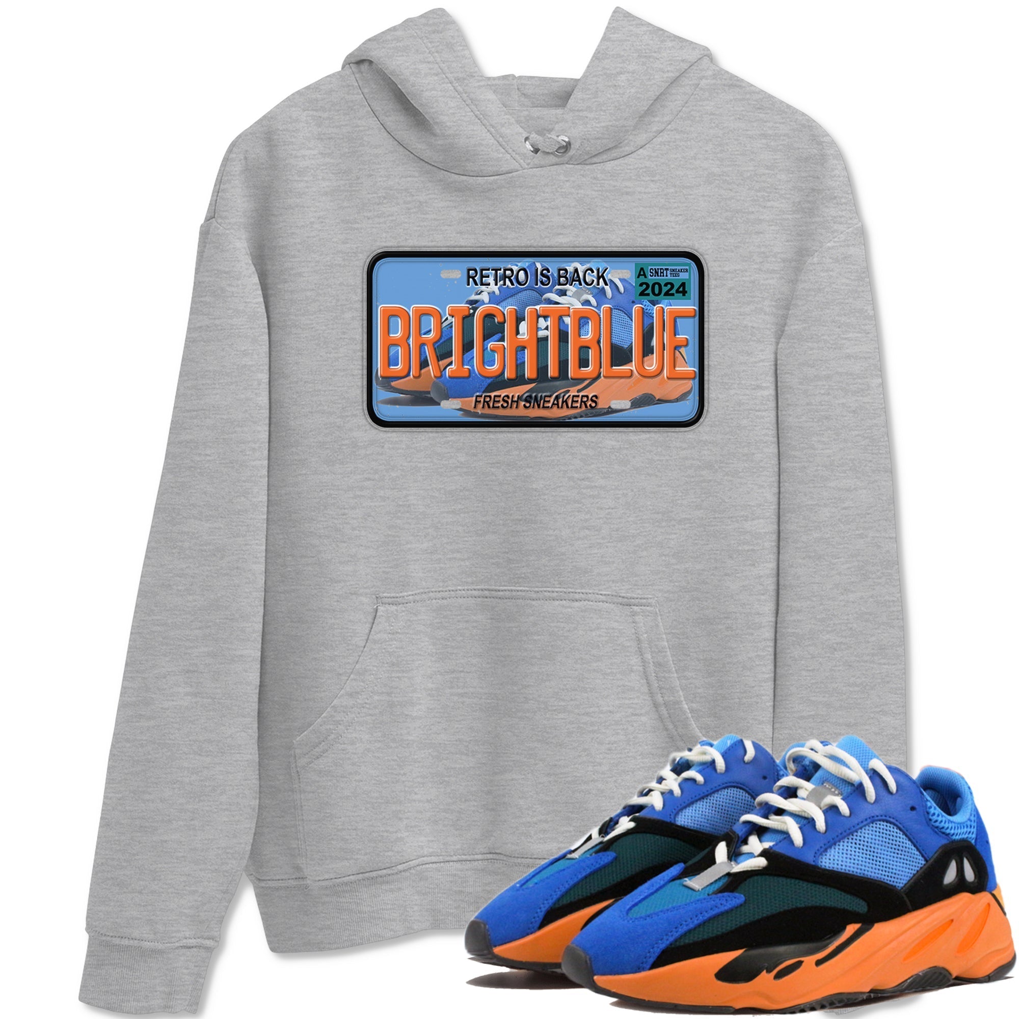Sneaker Plate Sneaker Tees - Yeezy 700 Bright Blue