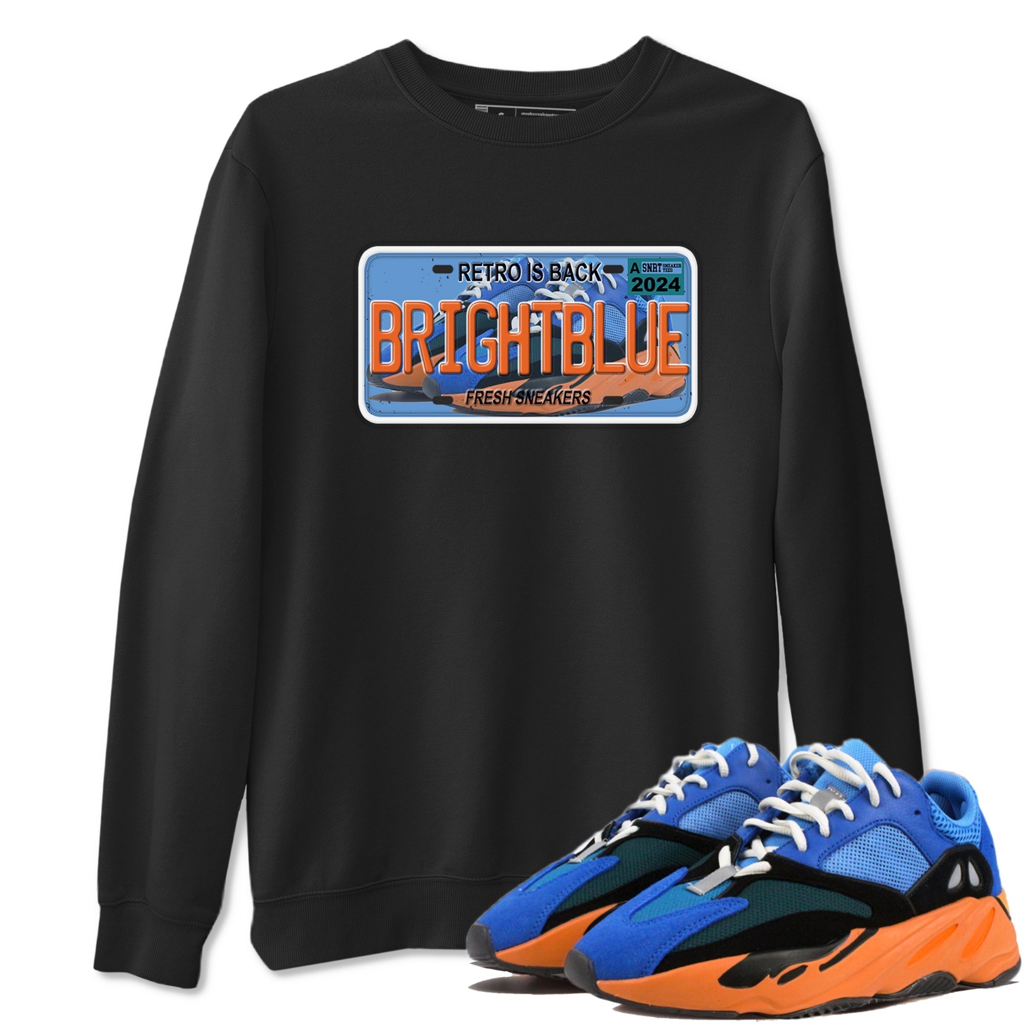 Sneaker Plate Sneaker Tees - Yeezy 700 Bright Blue