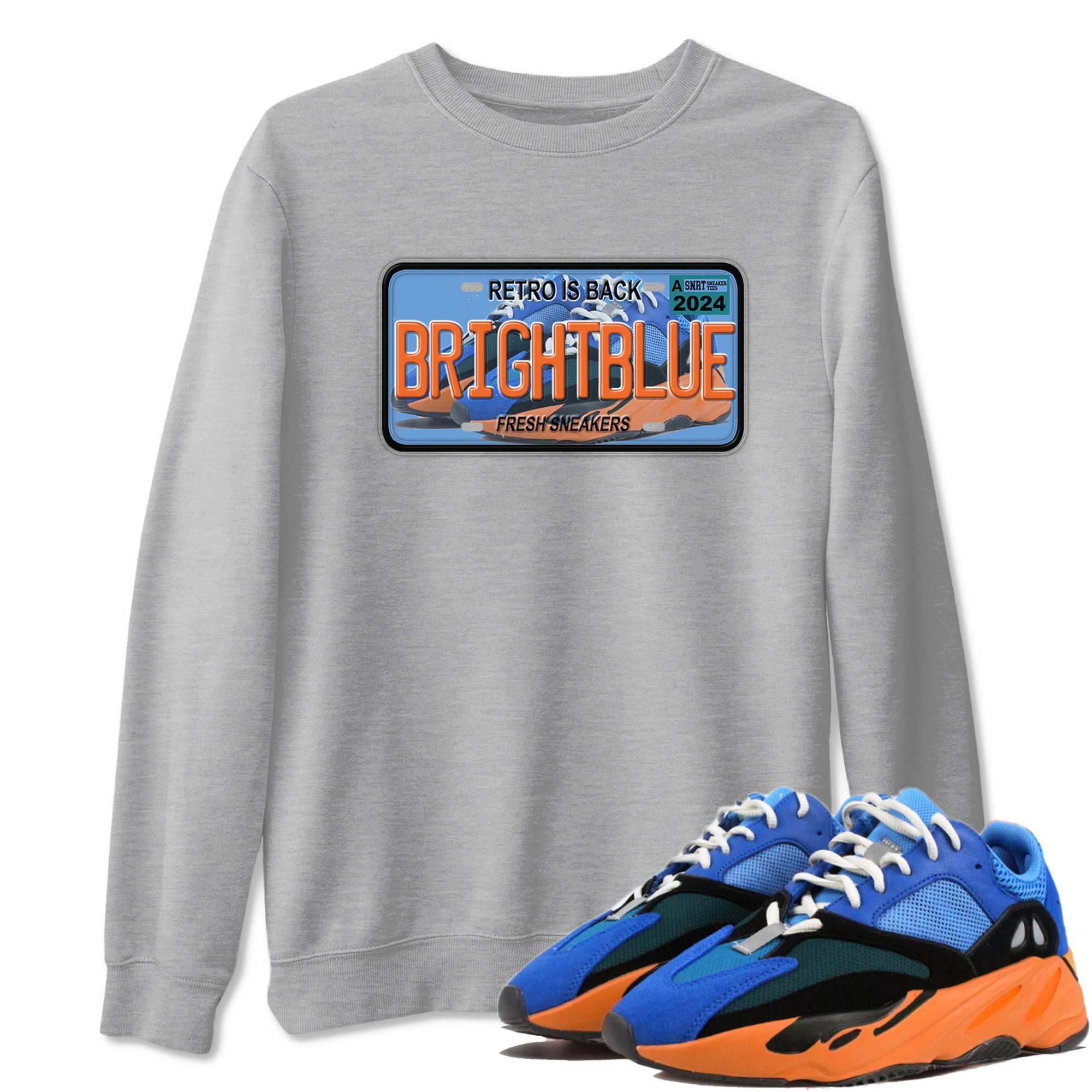 Sneaker Plate Sneaker Tees - Yeezy 700 Bright Blue