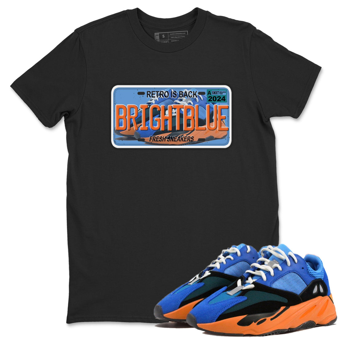 Sneaker Plate Sneaker Tees - Yeezy 700 Bright Blue