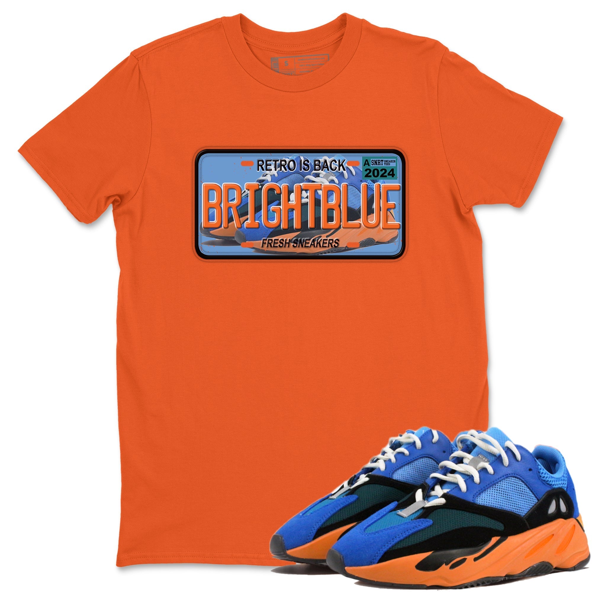 Sneaker Plate Sneaker Tees - Yeezy 700 Bright Blue