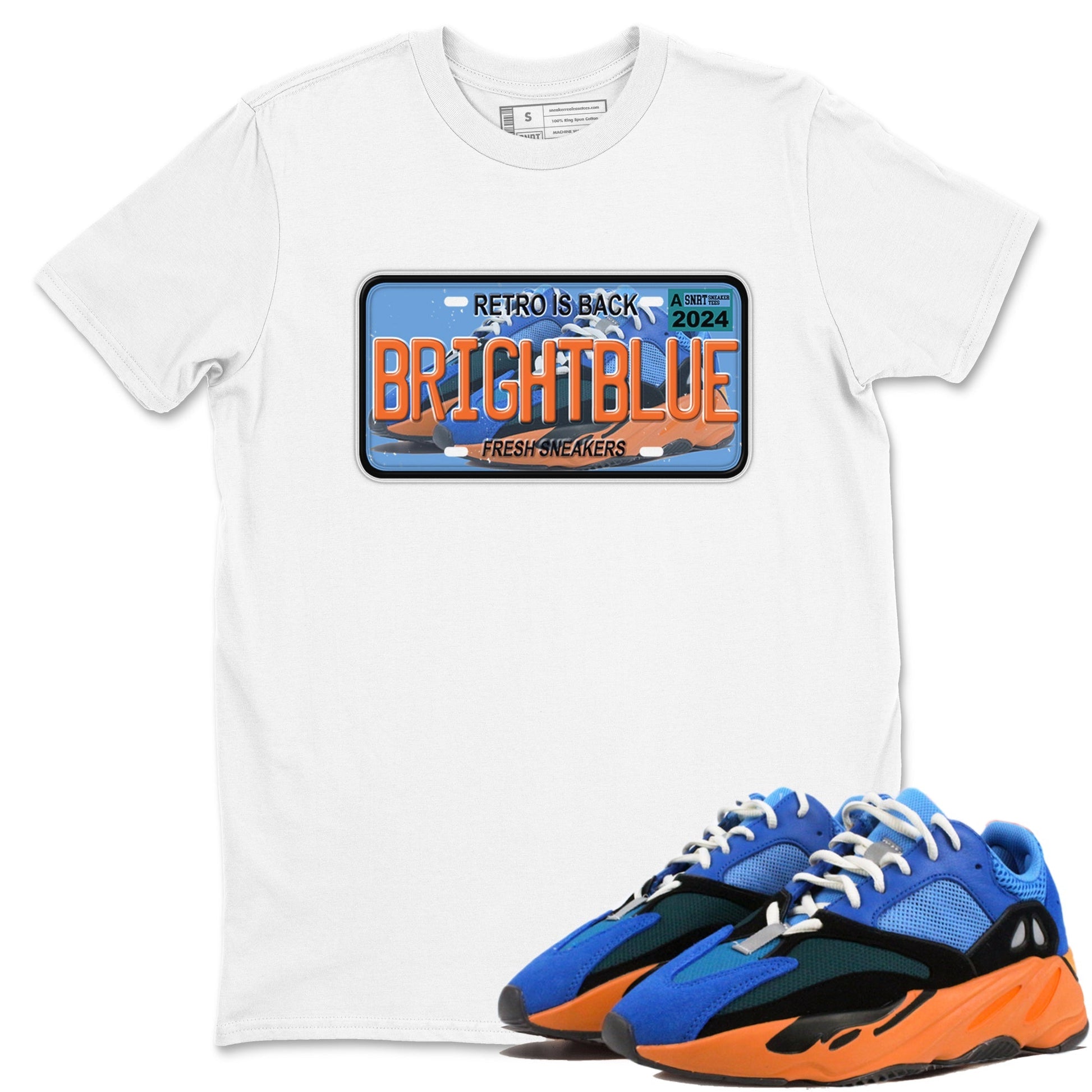 Sneaker Plate Sneaker Tees - Yeezy 700 Bright Blue