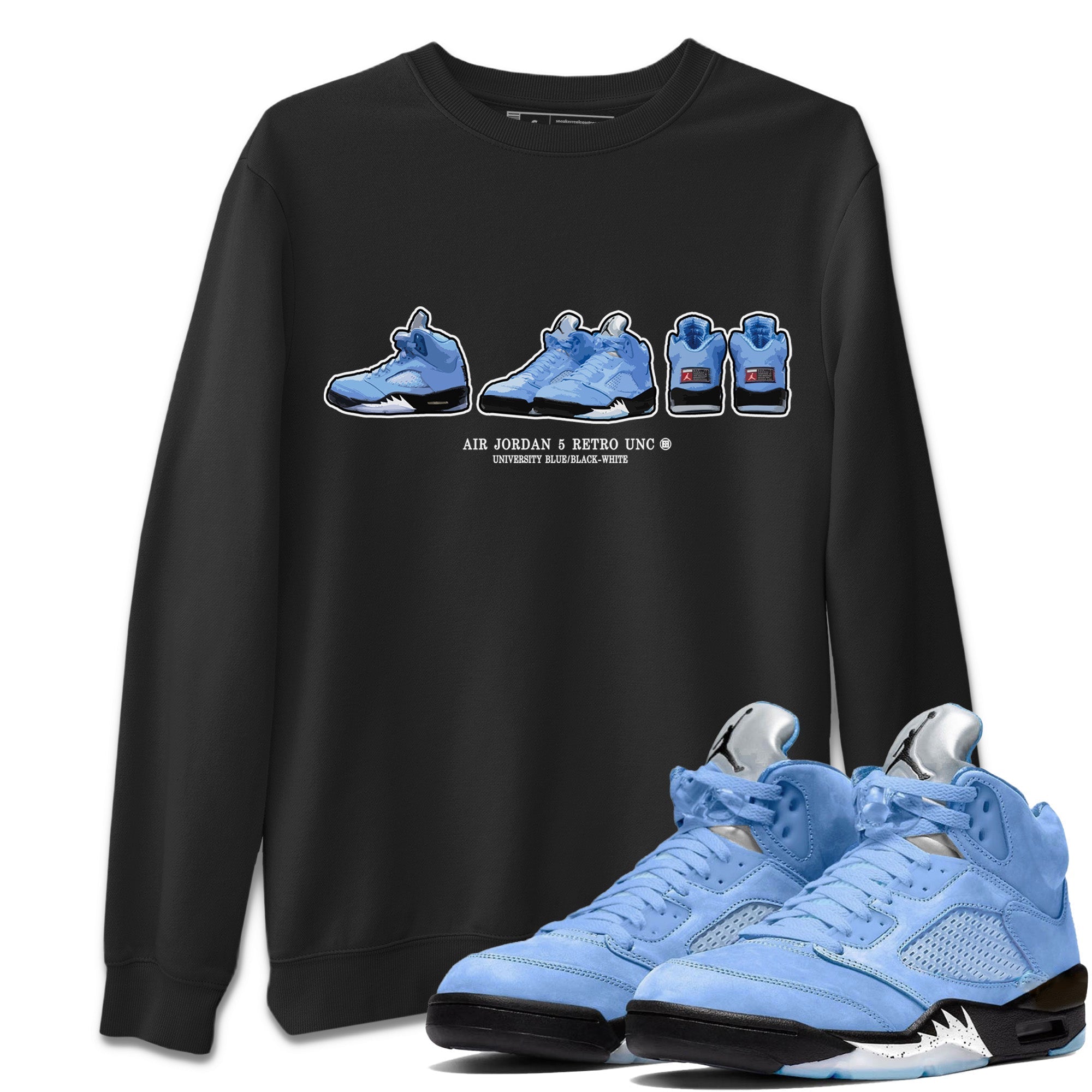 Sneaker Prelude Unisex Tops - Air Jordan 5 UNC