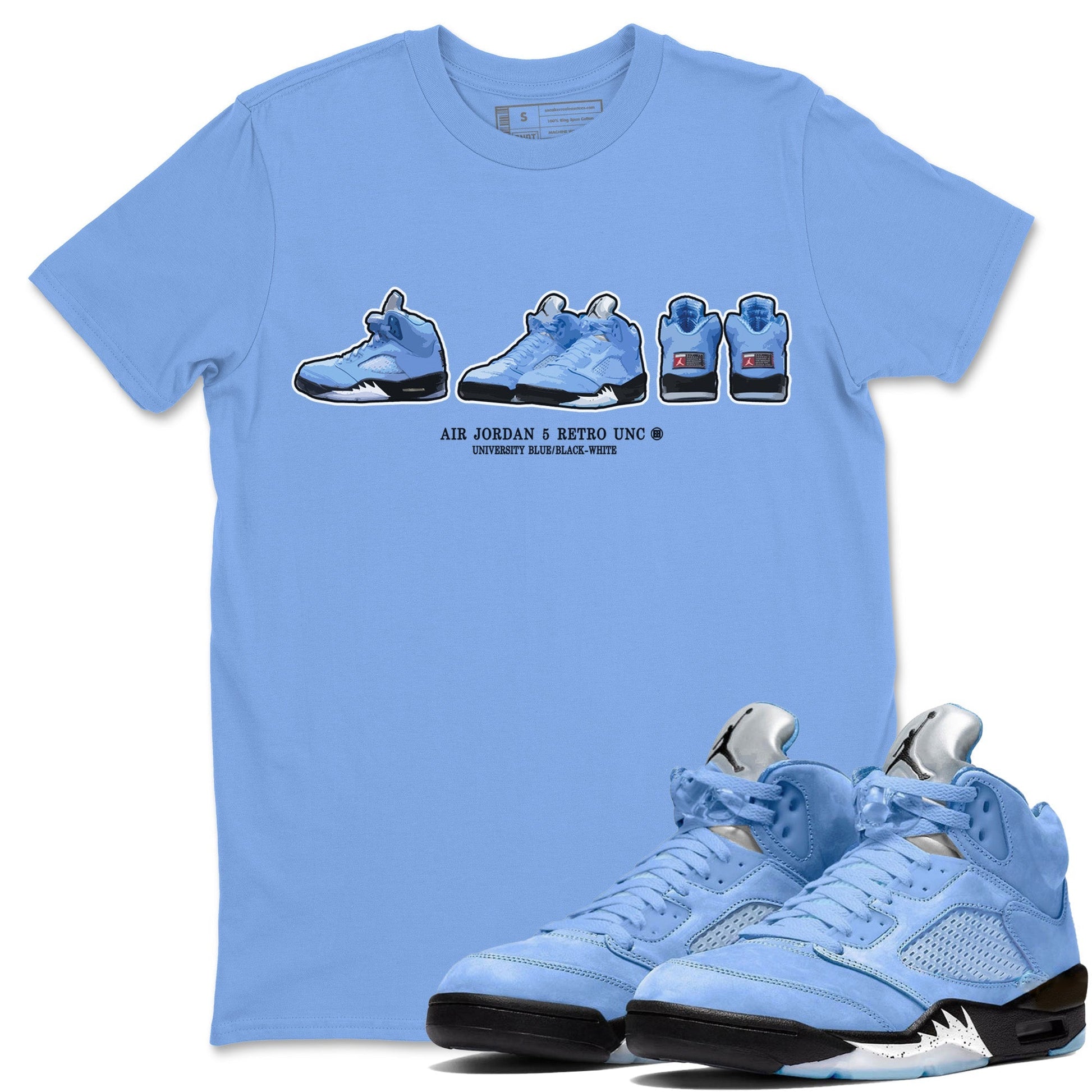 Sneaker Prelude Unisex Tops - Air Jordan 5 UNC