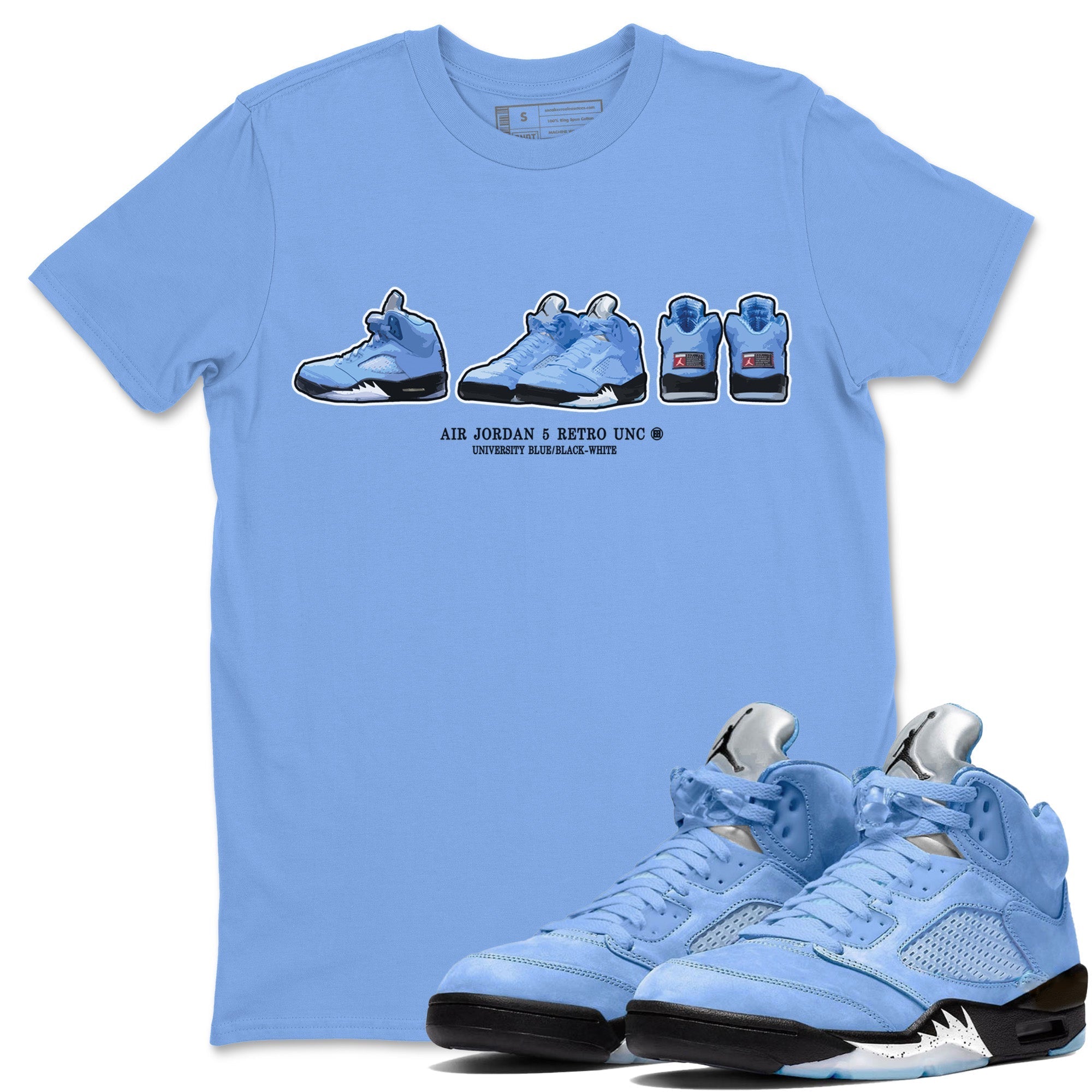 Sneaker Prelude Unisex Tops - Air Jordan 5 UNC