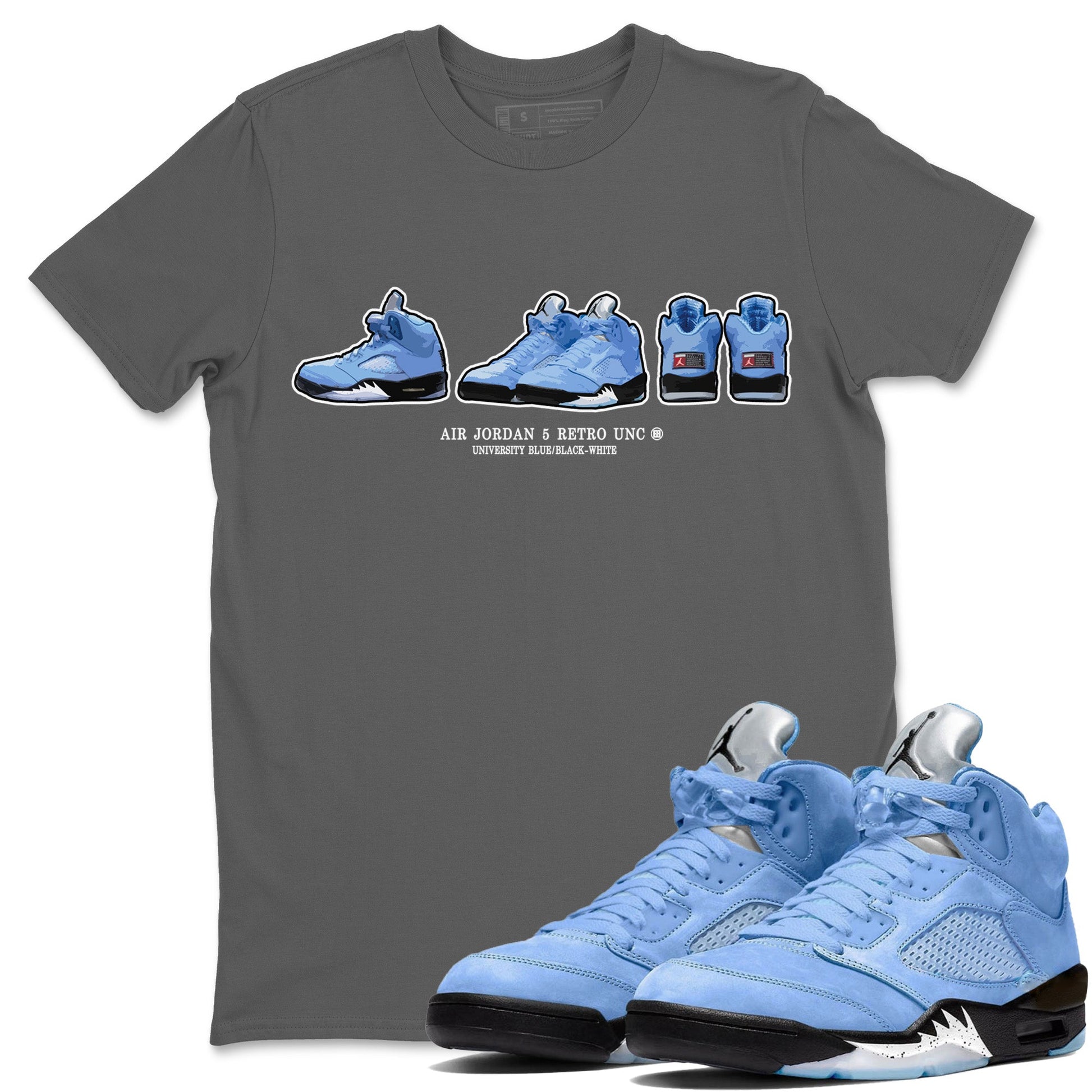 Sneaker Prelude Unisex Tops - Air Jordan 5 UNC