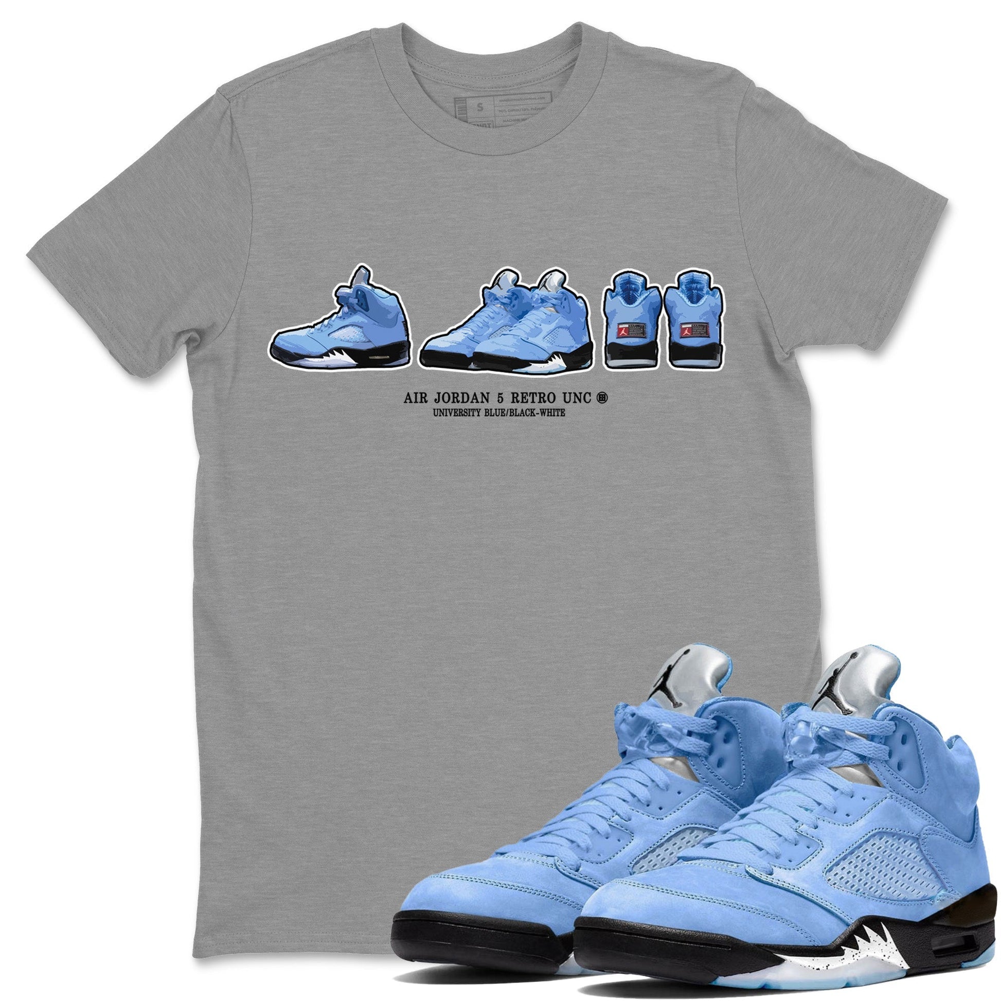 Sneaker Prelude Unisex Tops - Air Jordan 5 UNC