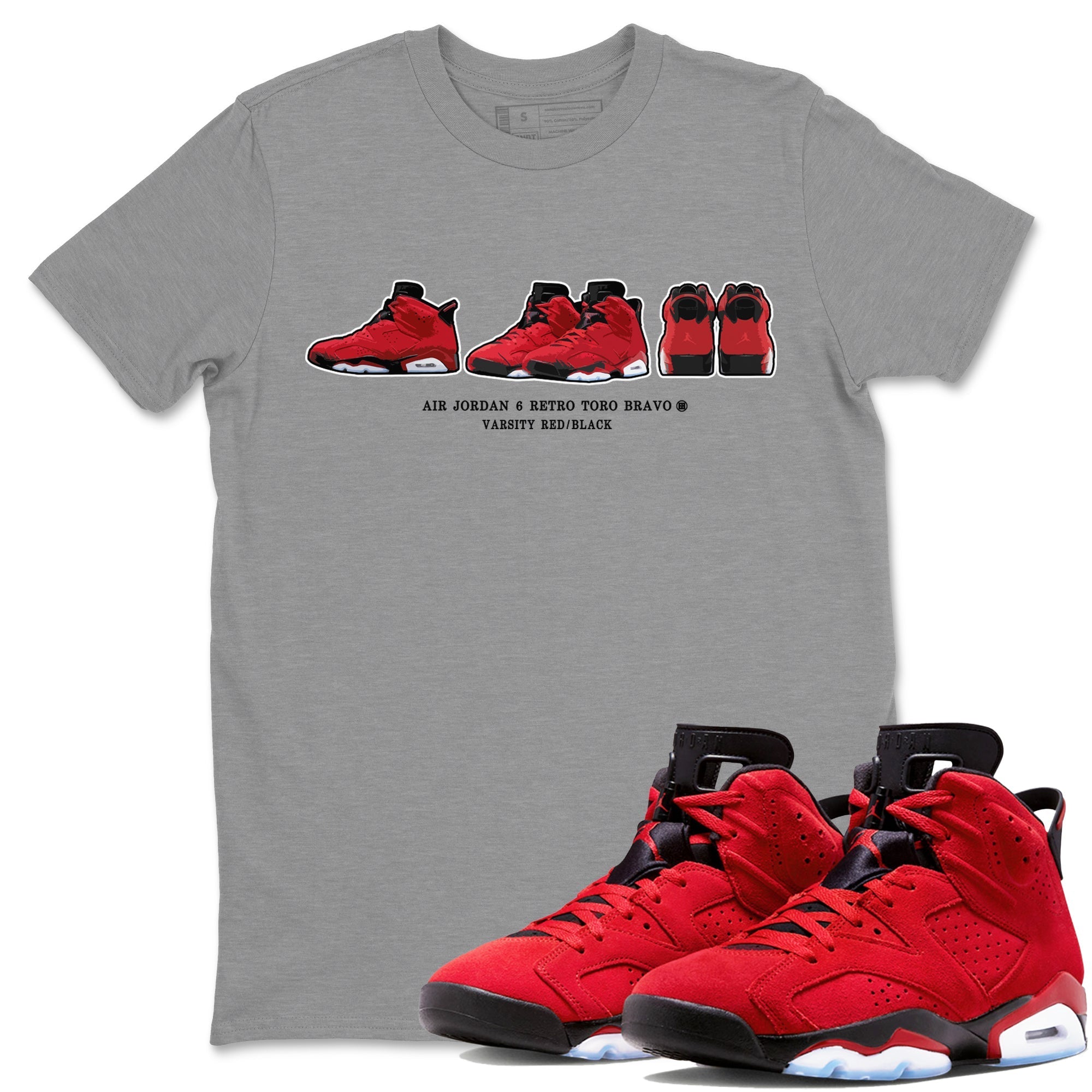 Sneaker Prelude Unisex Tops - Air Jordan 6 Toro Bravo