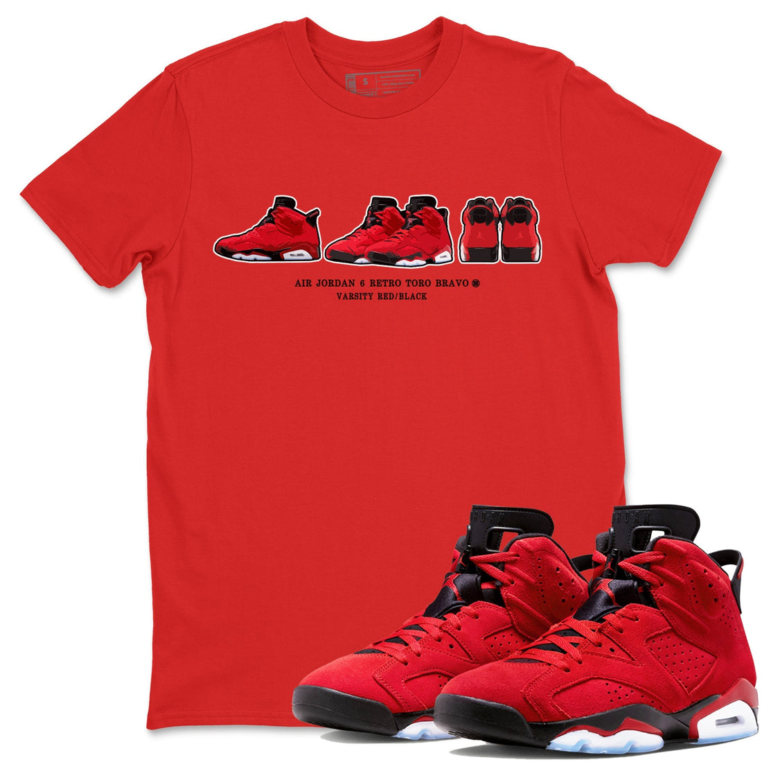 Sneaker Prelude Unisex Tops - Air Jordan 6 Toro Bravo