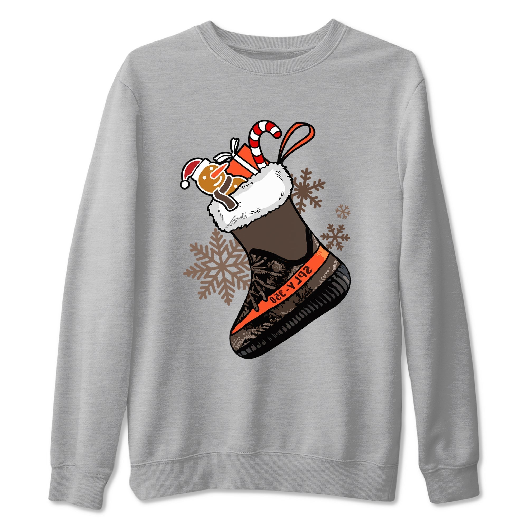 Sneaker Stocking Sneaker Tees - Yeezy 350 Carbon Beluga