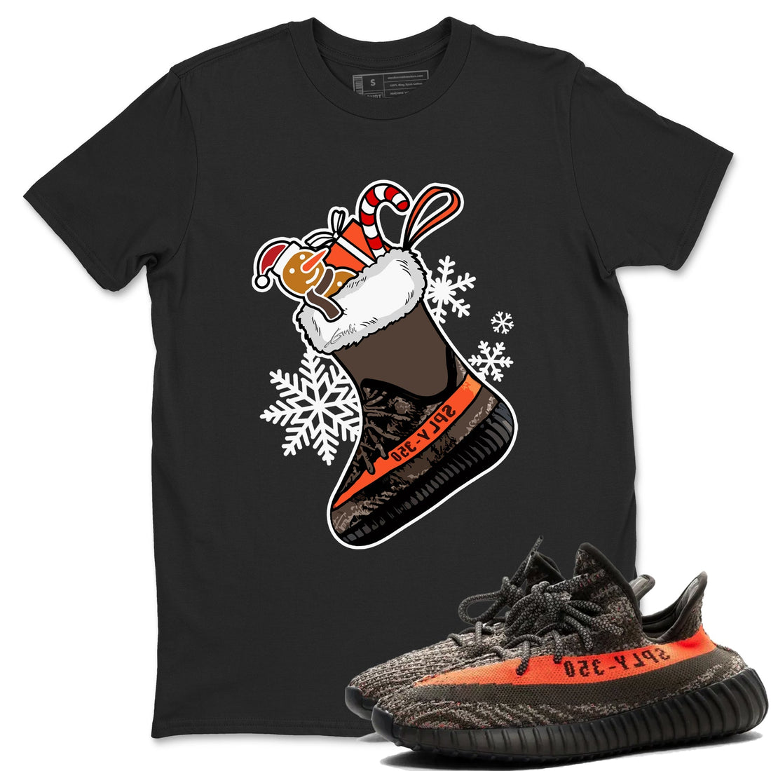 Sneaker Stocking Sneaker Tees - Yeezy 350 Carbon Beluga