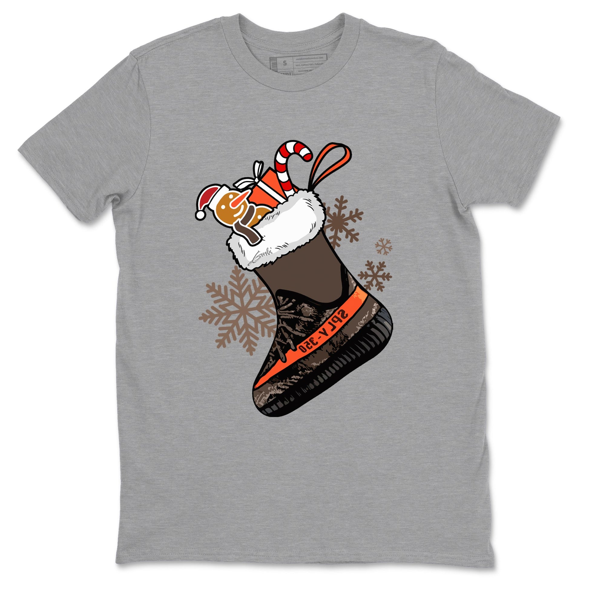 Sneaker Stocking Sneaker Tees - Yeezy 350 Carbon Beluga