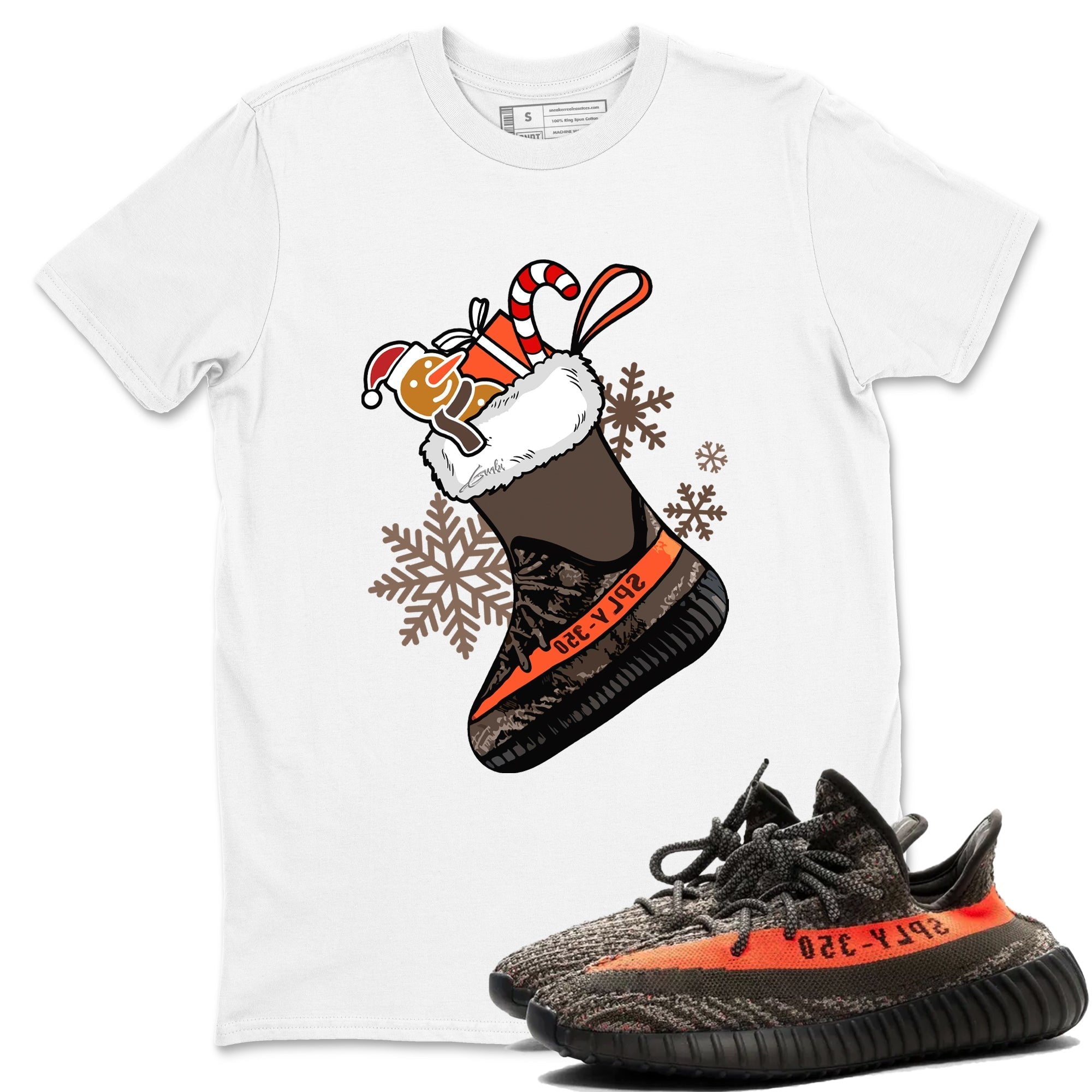 Sneaker Stocking Sneaker Tees - Yeezy 350 Carbon Beluga