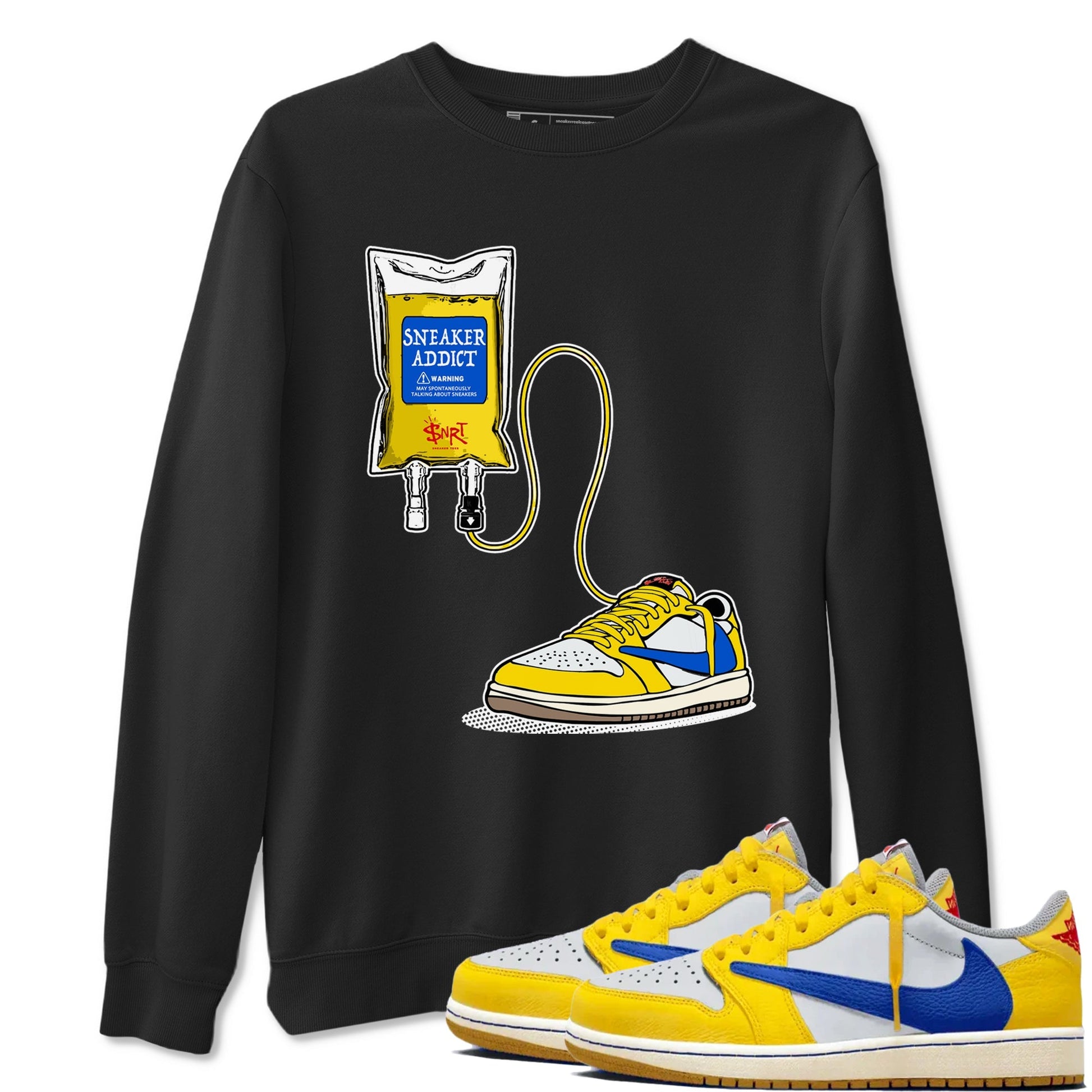 Sneaker Therapy Sneaker Tees - Air Jordan 1 Travis Scott Canary
