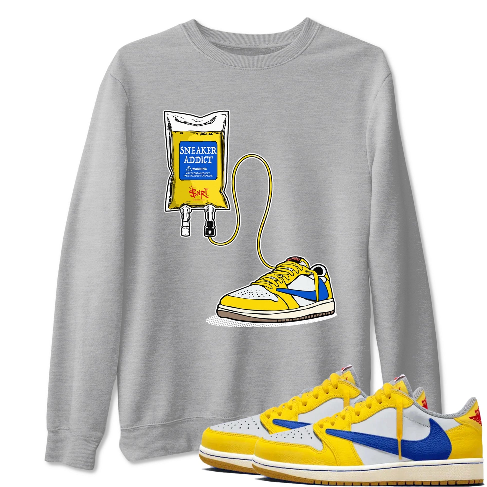 Sneaker Therapy Sneaker Tees - Air Jordan 1 Travis Scott Canary