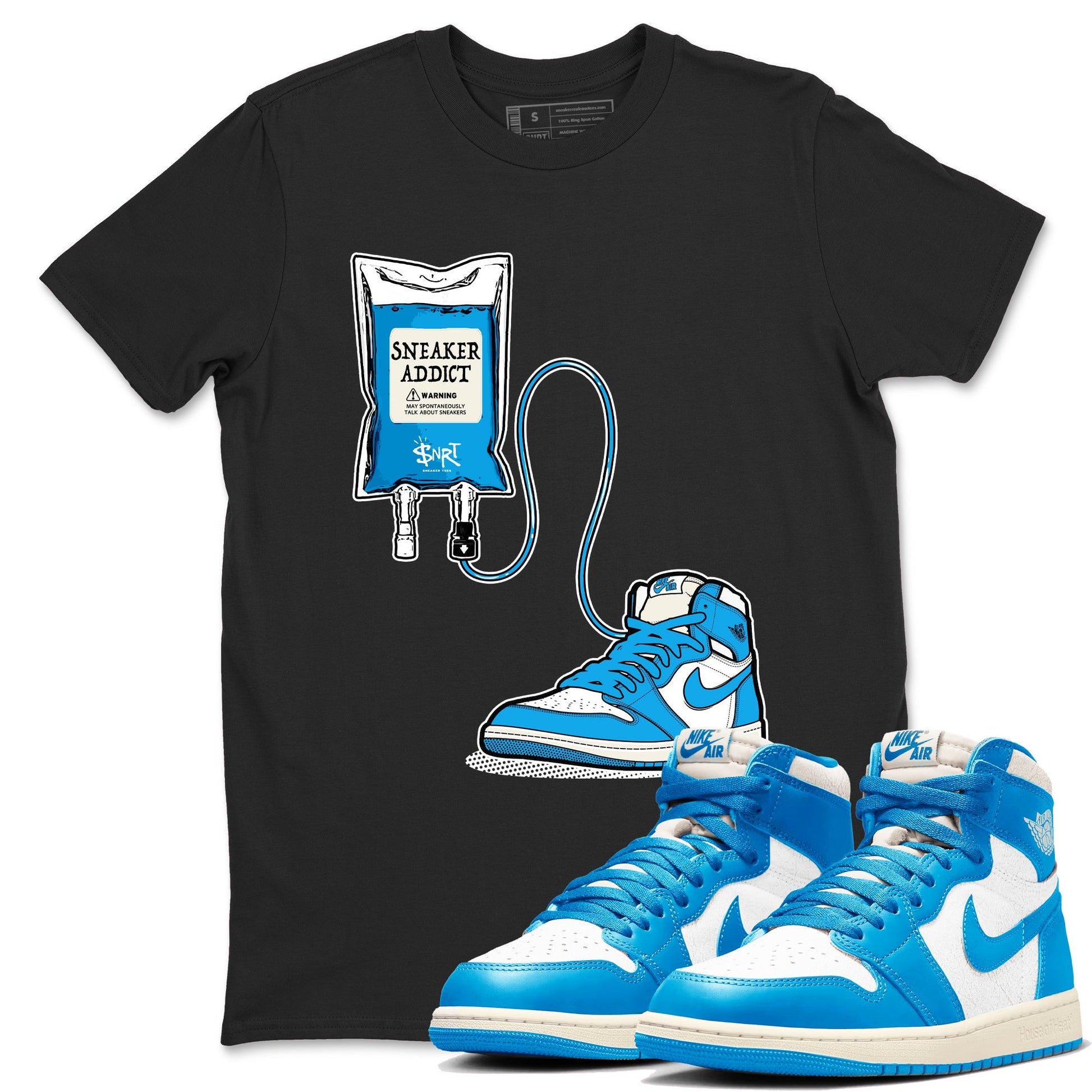 Sneaker Therapy Sneaker Tees - Air Jordan 1 UNC Reimagined