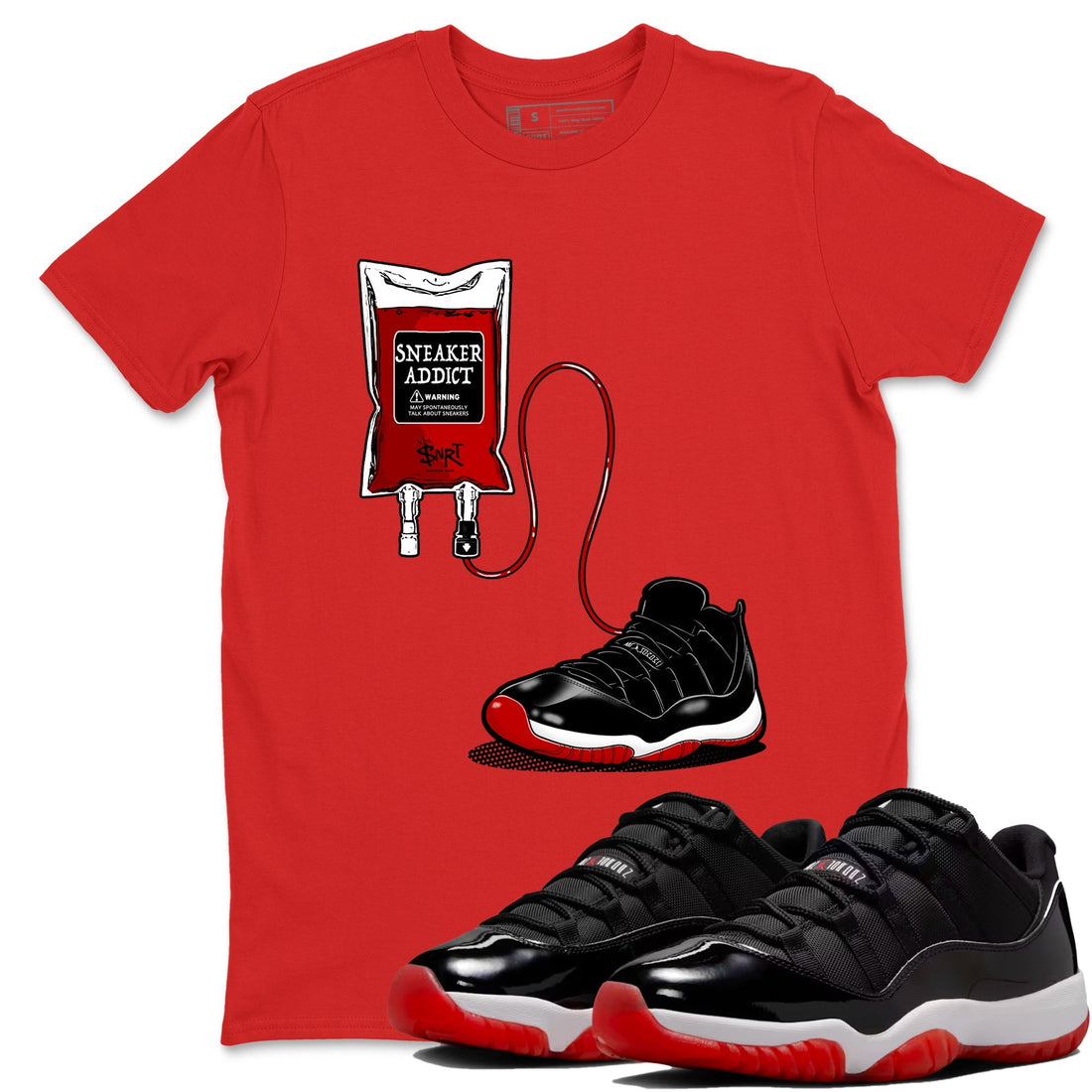 Sneaker Therapy Sneaker Tees - Air Jordan 11 Bred