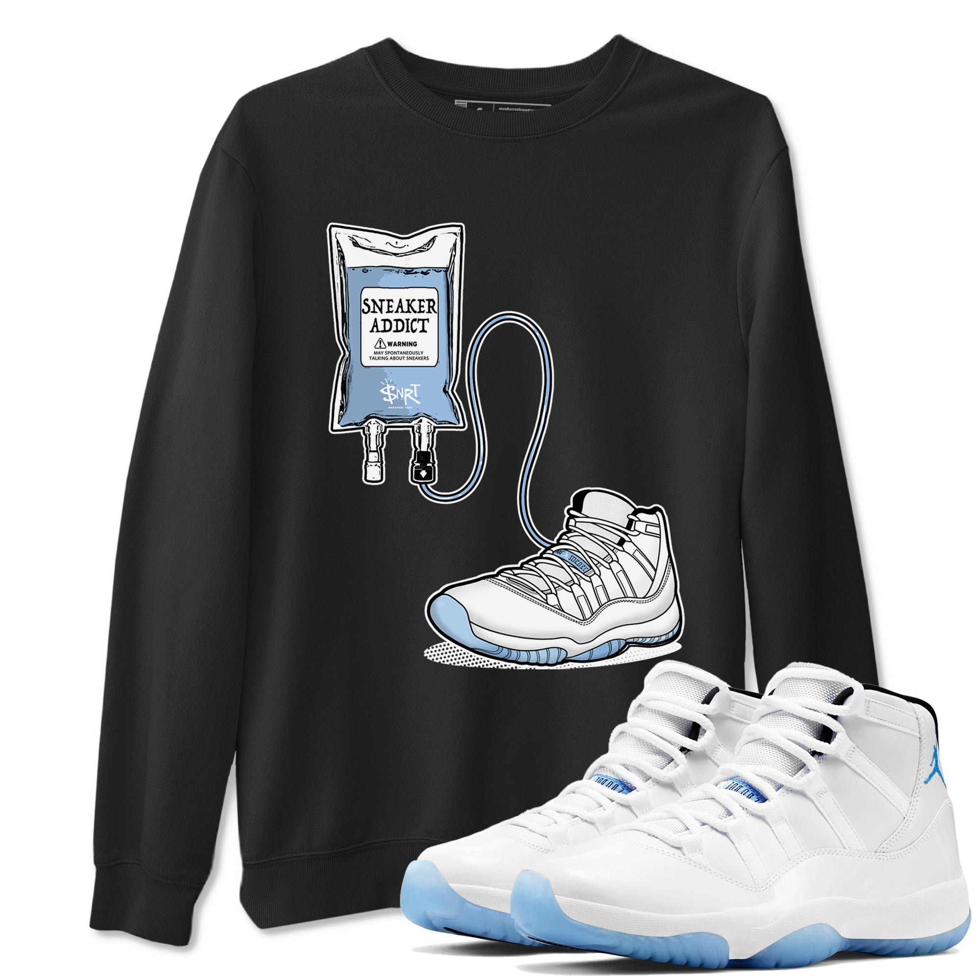 Sneaker Therapy Sneaker Tees - Air Jordan 11 Retro Legend Blue