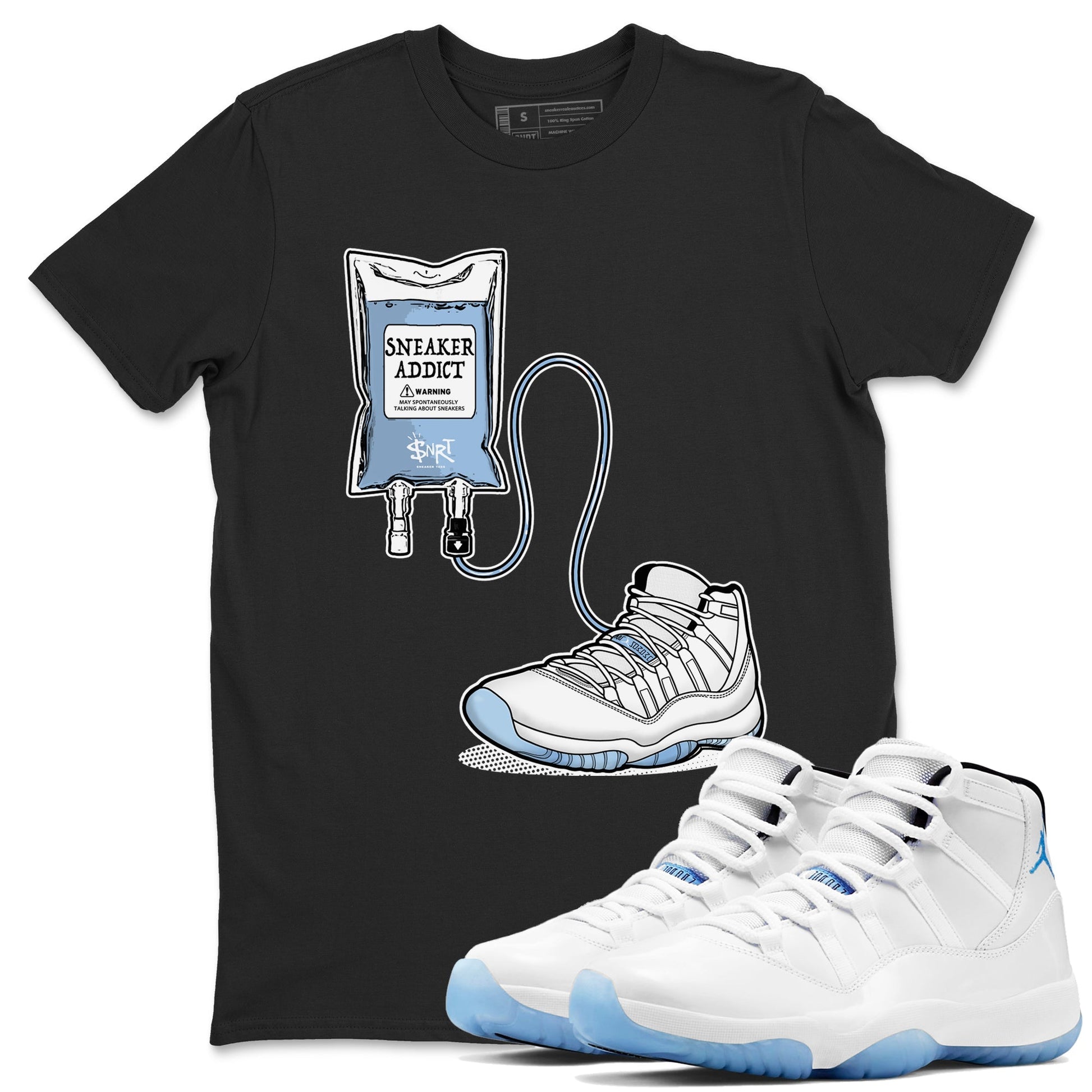 Sneaker Therapy Sneaker Tees - Air Jordan 11 Retro Legend Blue