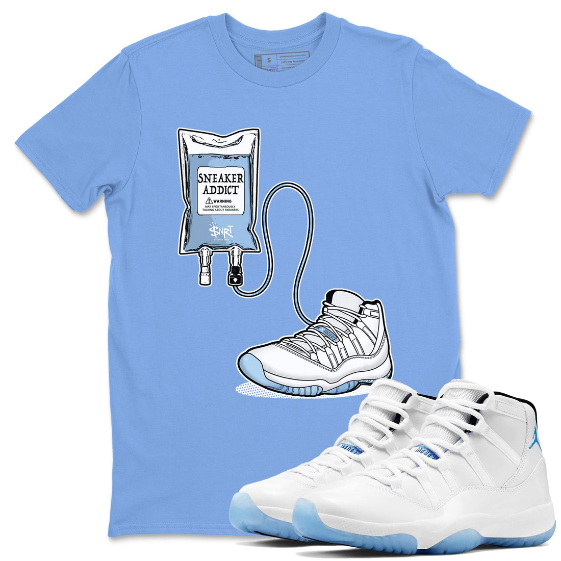 Sneaker Therapy Sneaker Tees - Air Jordan 11 Retro Legend Blue