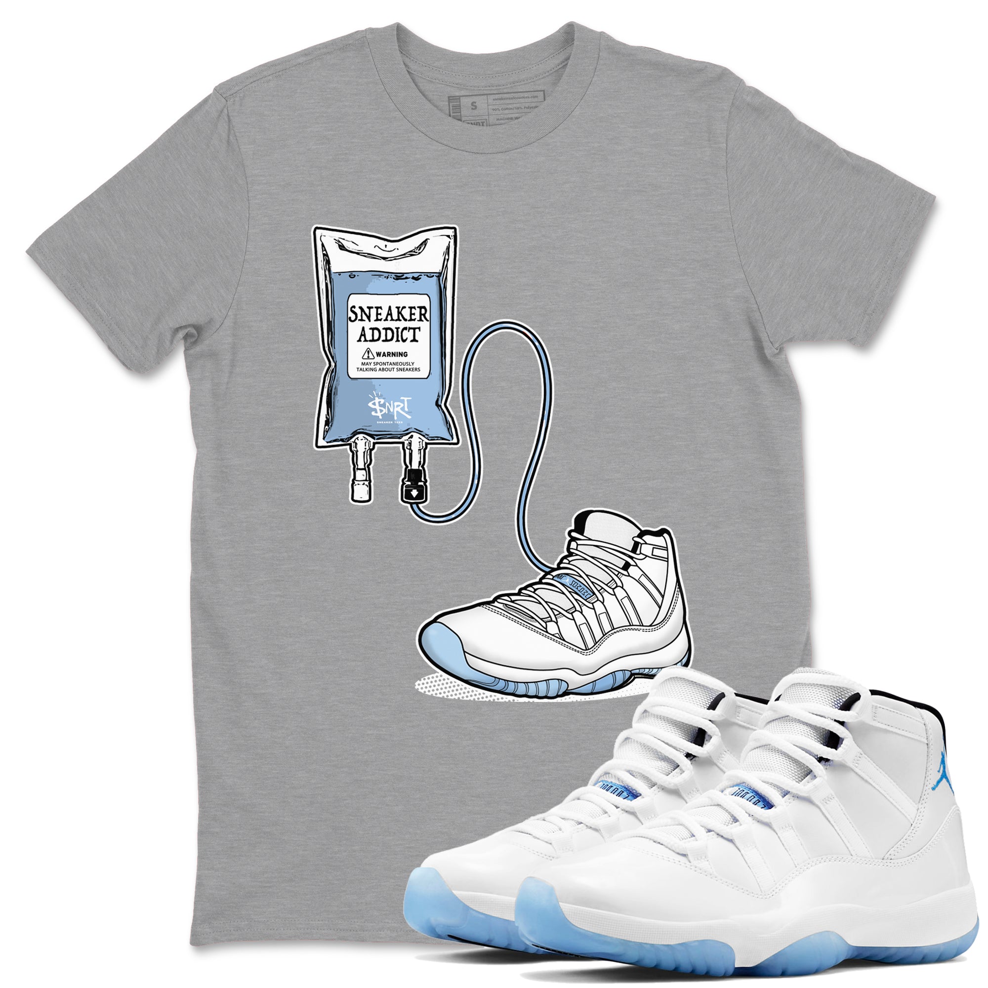 Sneaker Therapy Sneaker Tees - Air Jordan 11 Retro Legend Blue