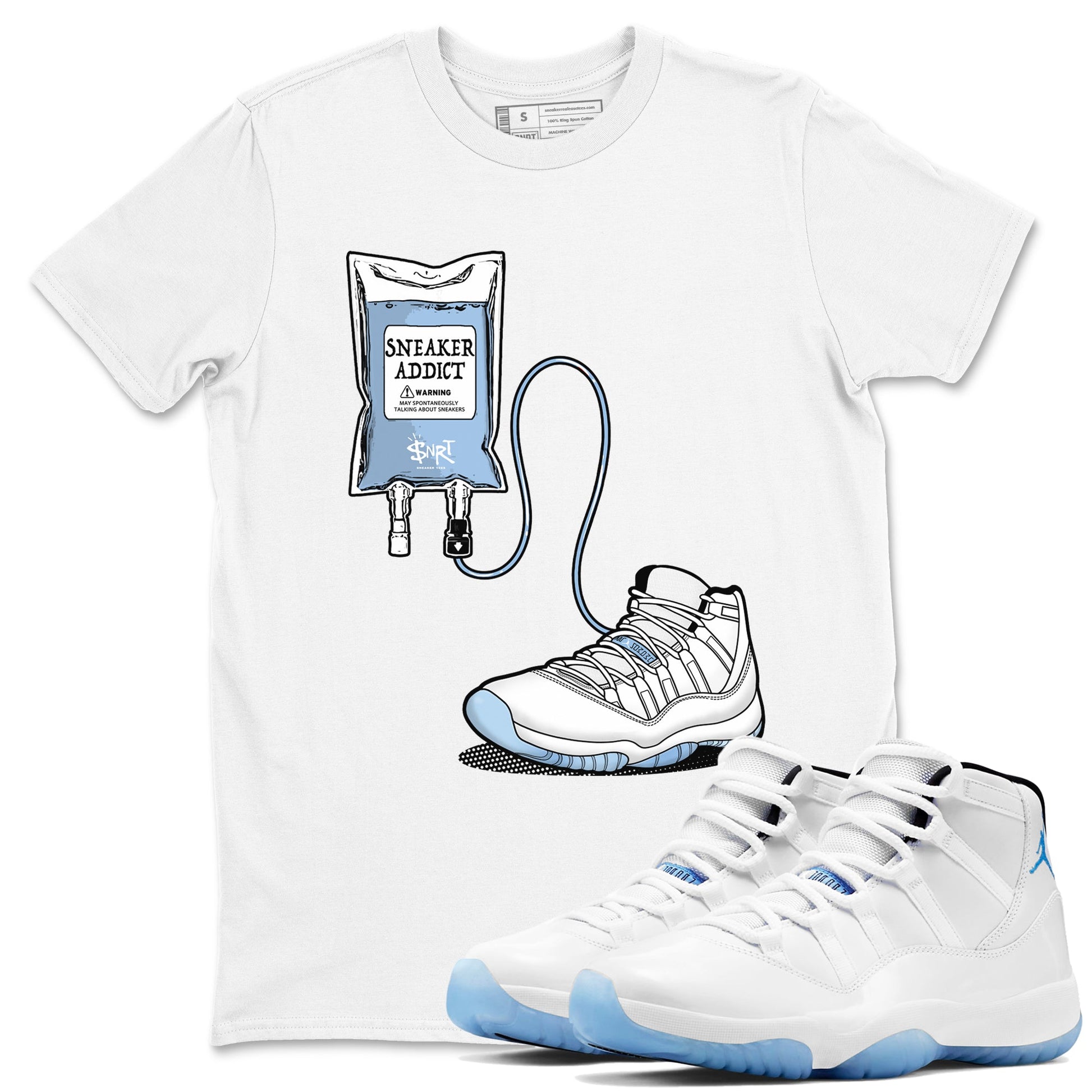 Sneaker Therapy Sneaker Tees - Air Jordan 11 Retro Legend Blue