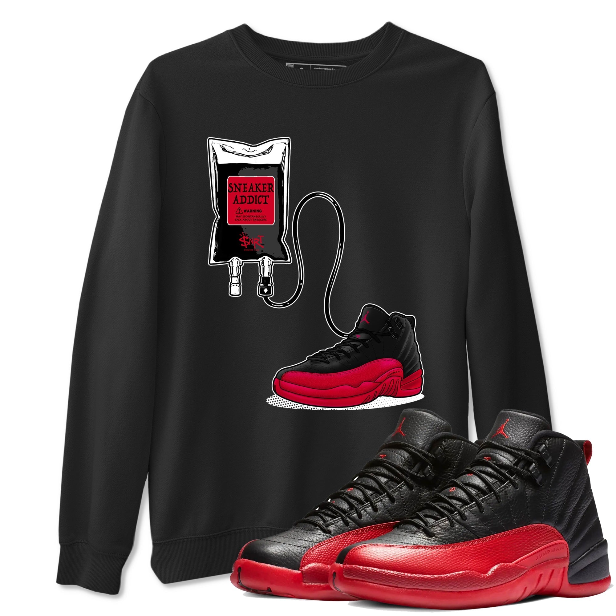 Sneaker Therapy Sneaker Tees - Air Jordan 12 Flu Game