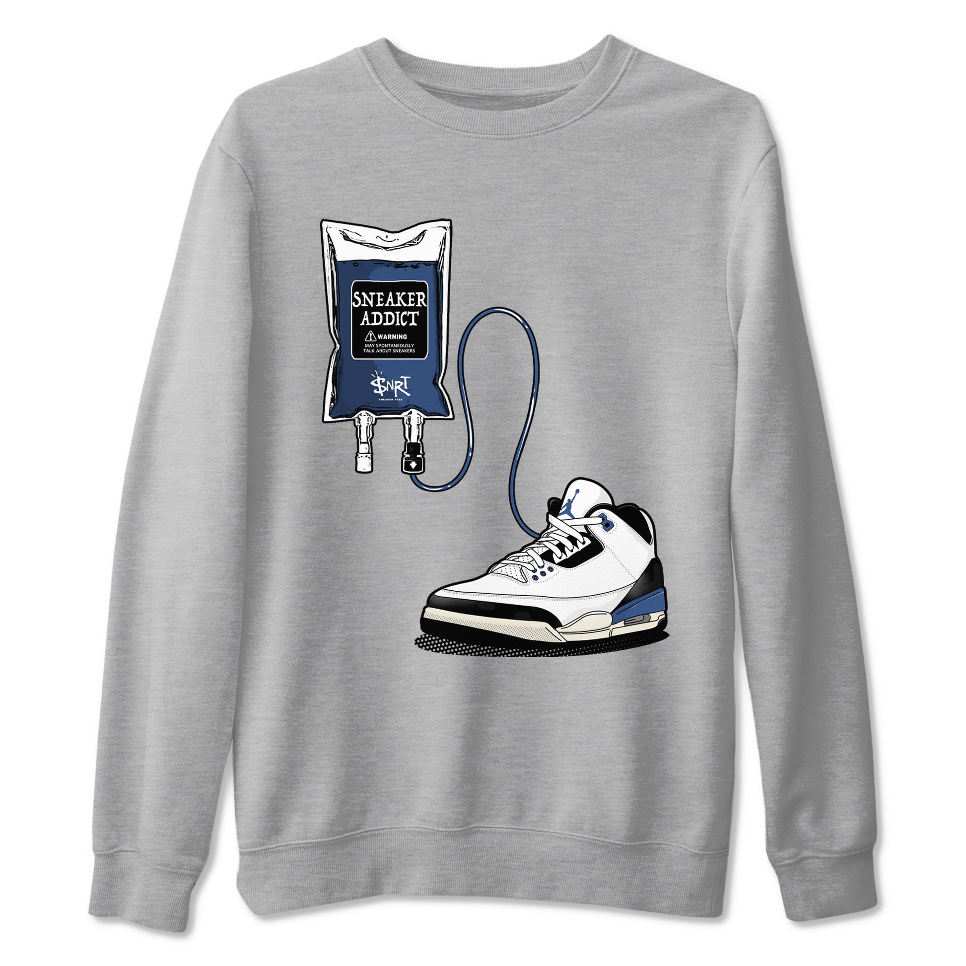 Sneaker Therapy Sneaker Tees - Air Jordan 3 A Ma Maniere x Diffused Blue