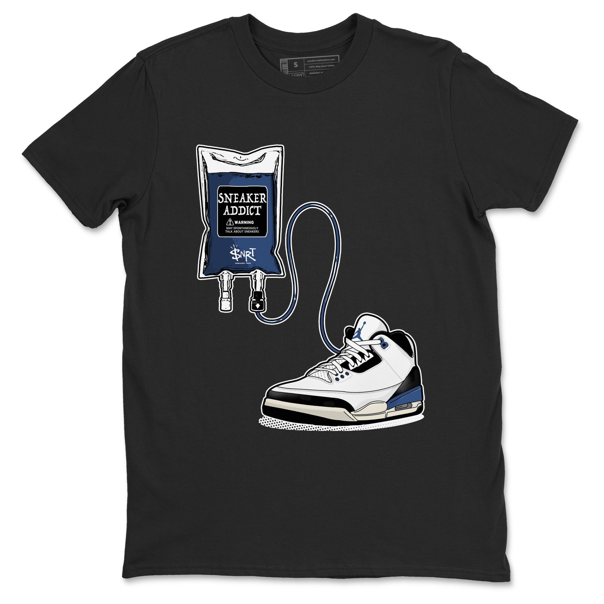 Sneaker Therapy Sneaker Tees - Air Jordan 3 A Ma Maniere x Diffused Blue