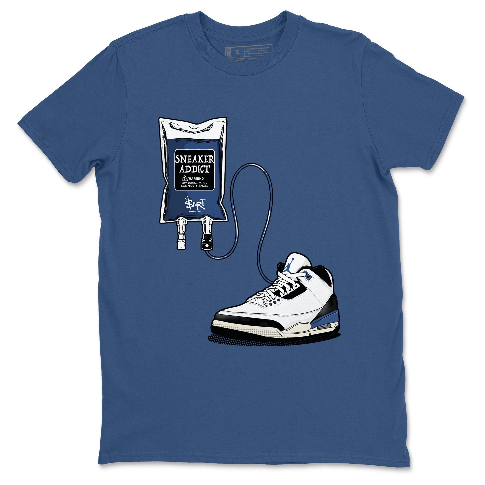 Sneaker Therapy Sneaker Tees - Air Jordan 3 A Ma Maniere x Diffused Blue