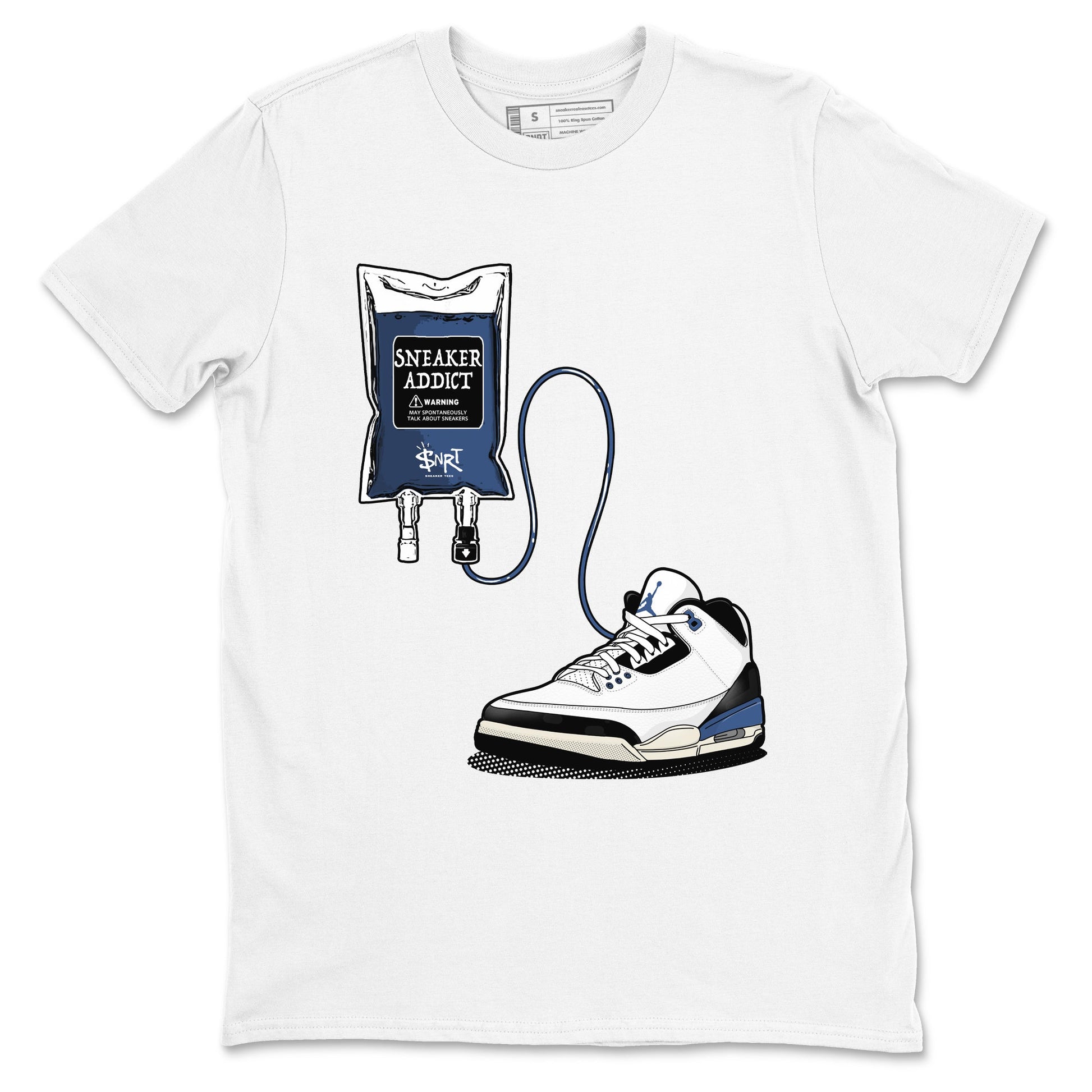 Sneaker Therapy Sneaker Tees - Air Jordan 3 A Ma Maniere x Diffused Blue