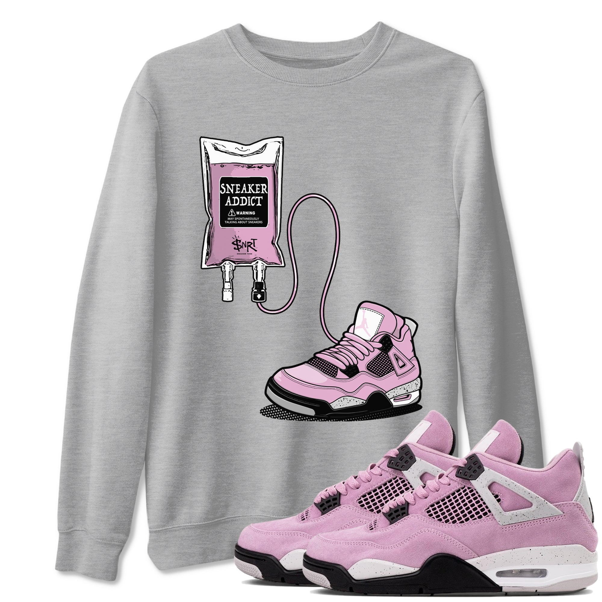Sneaker Therapy Sneaker Tees - Air Jordan 4 Orchid