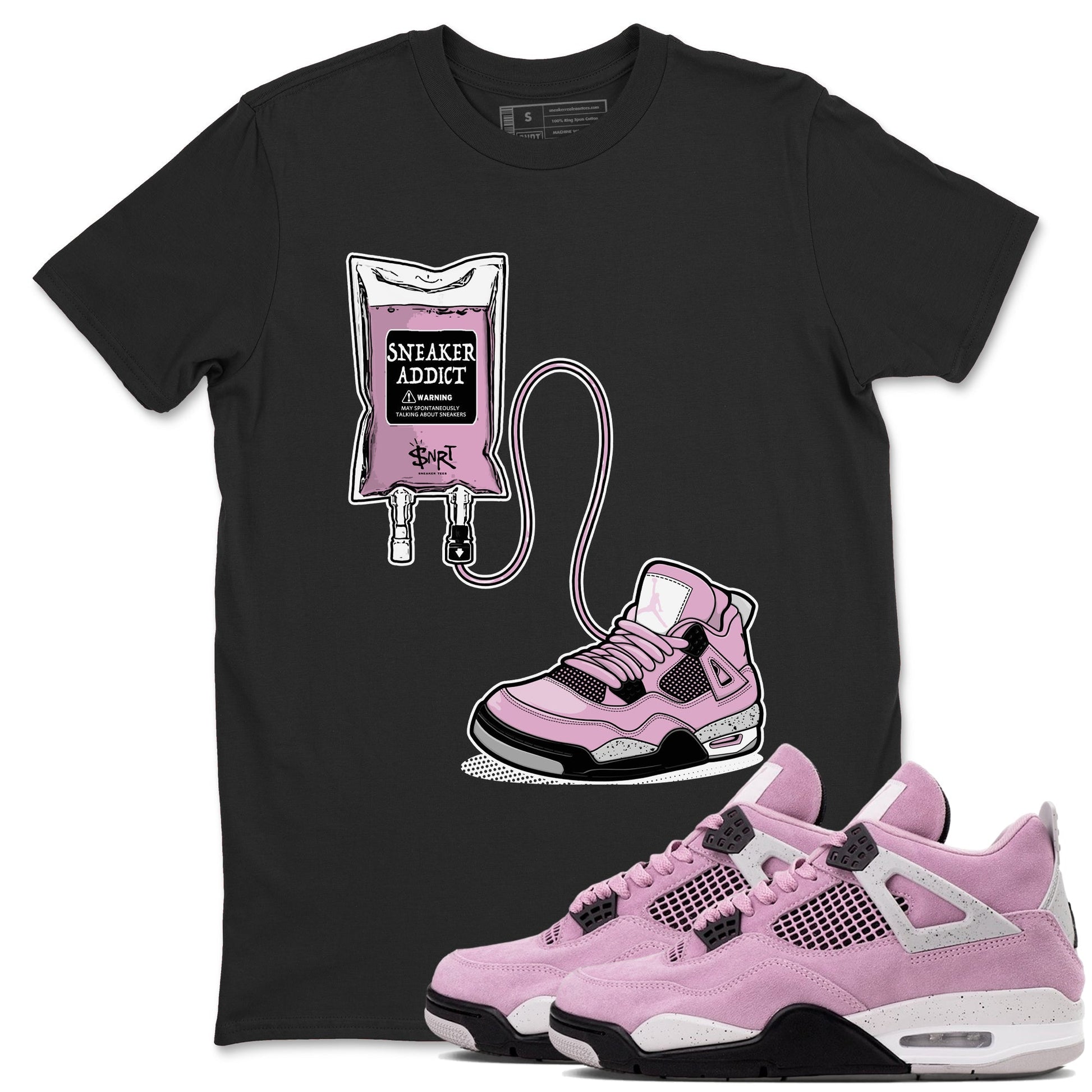 Sneaker Therapy Sneaker Tees - Air Jordan 4 Orchid