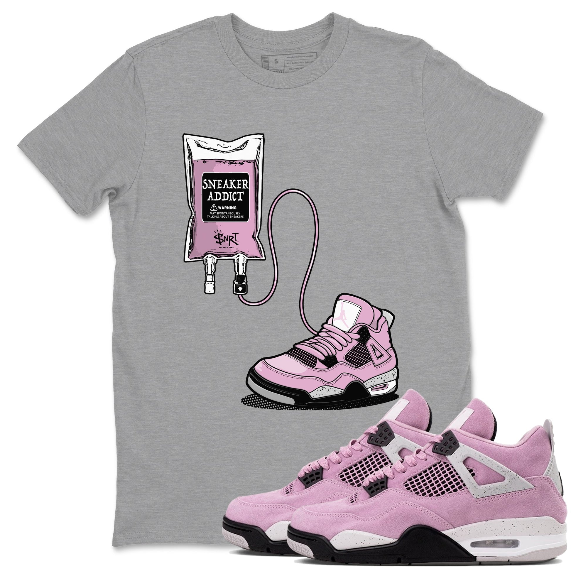 Sneaker Therapy Sneaker Tees - Air Jordan 4 Orchid