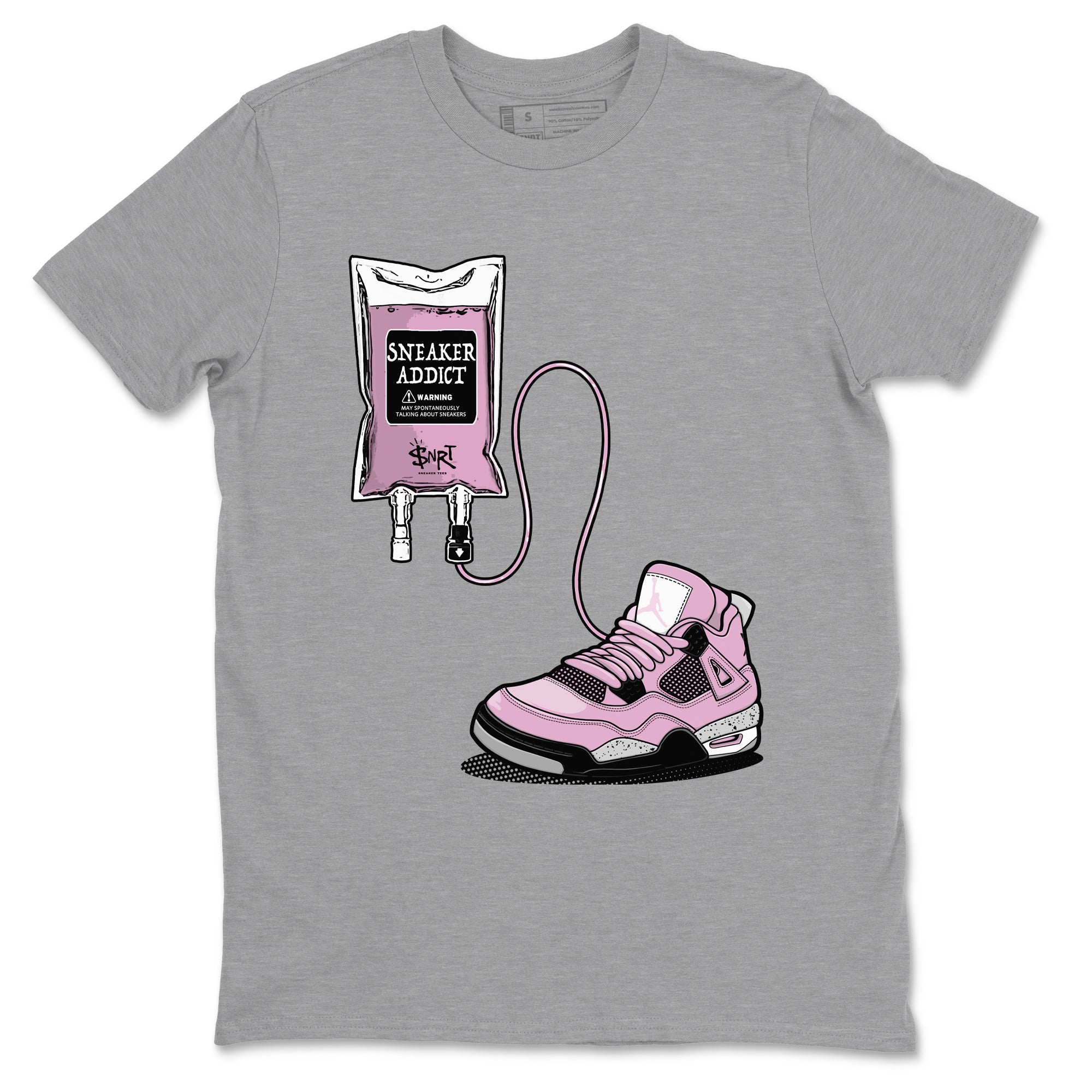 Sneaker Therapy Sneaker Tees - Air Jordan 4 Orchid