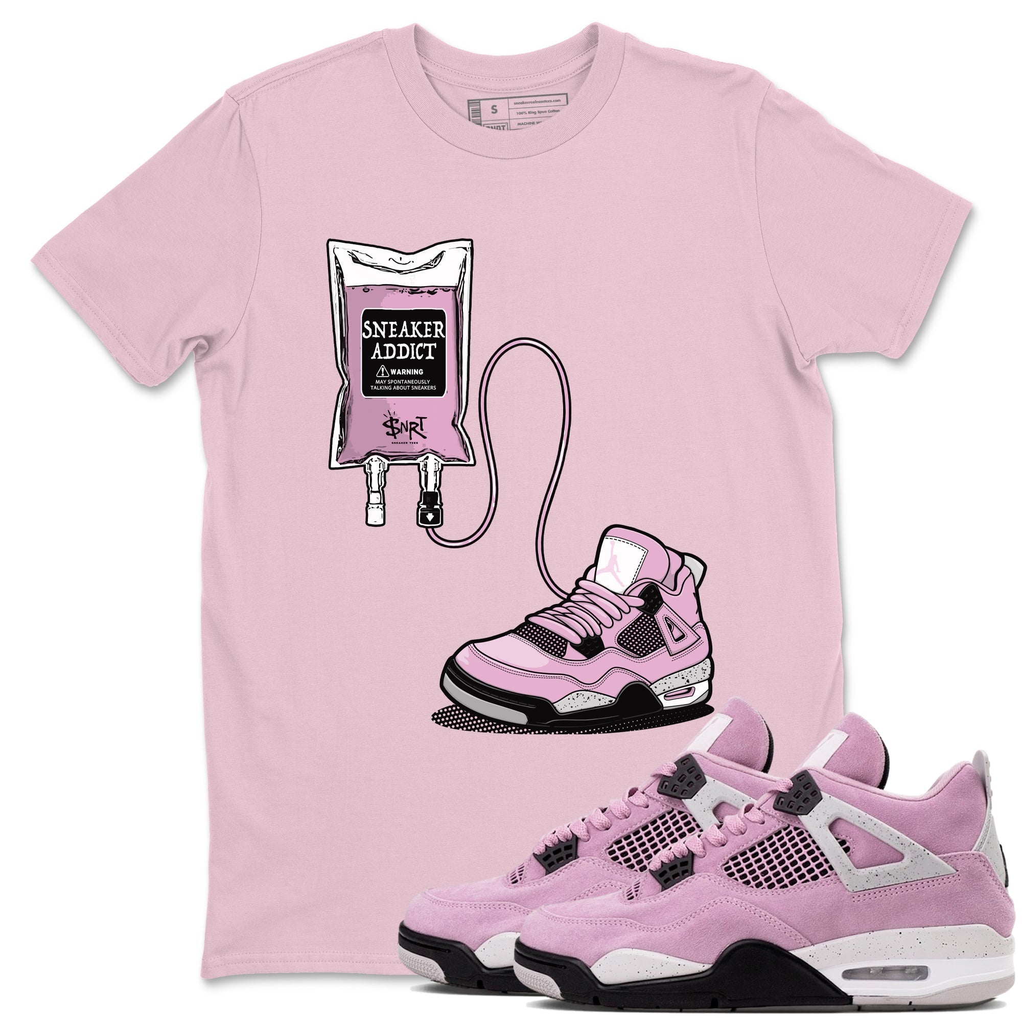 Sneaker Therapy Sneaker Tees - Air Jordan 4 Orchid
