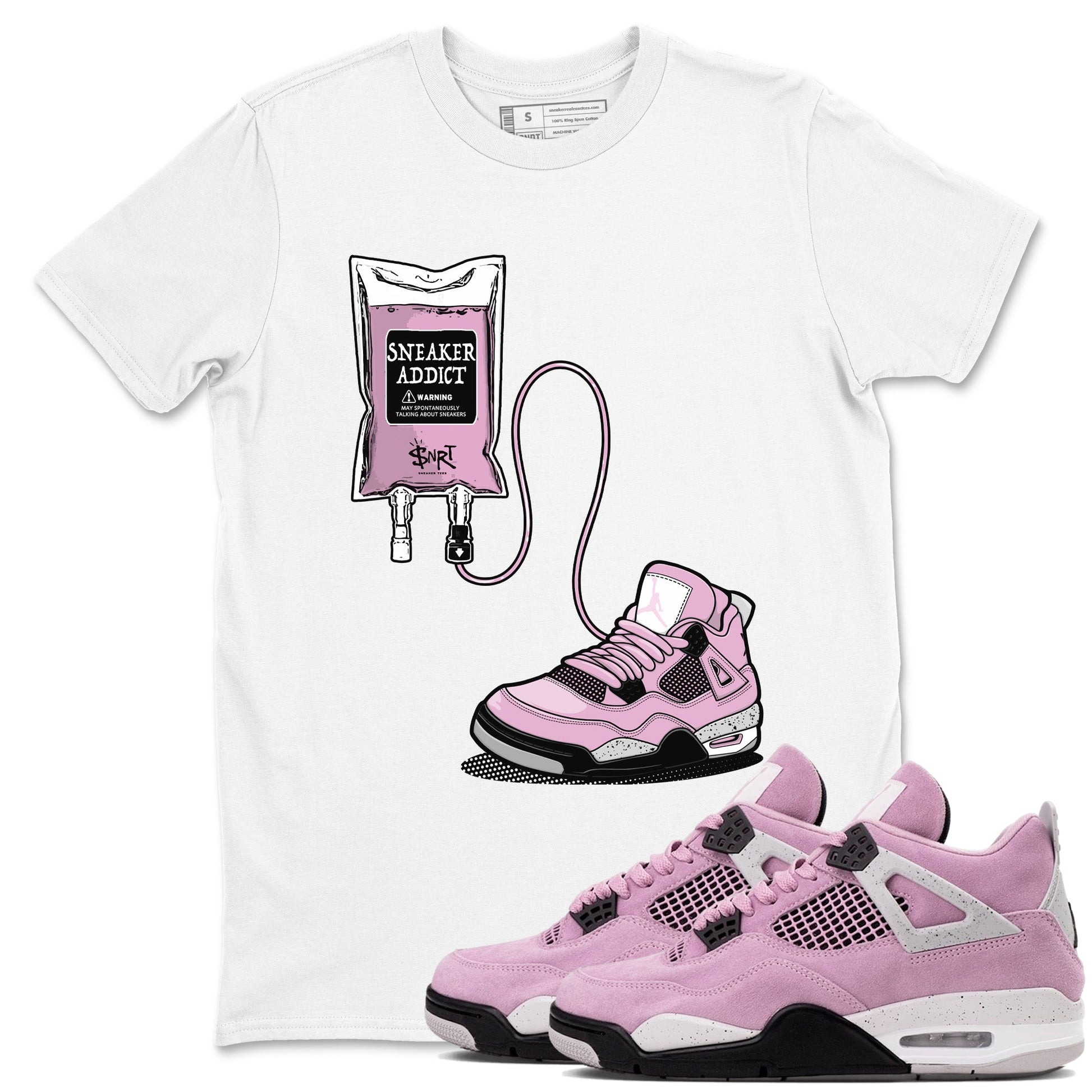 Sneaker Therapy Sneaker Tees - Air Jordan 4 Orchid