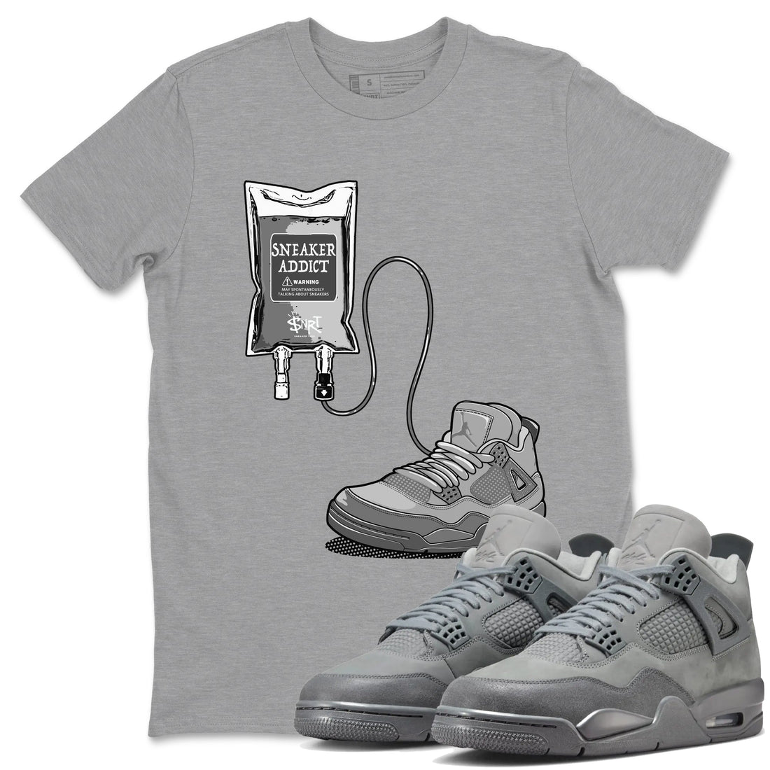 Sneaker Therapy Sneaker Tees - Air Jordan 4 Wet Cement