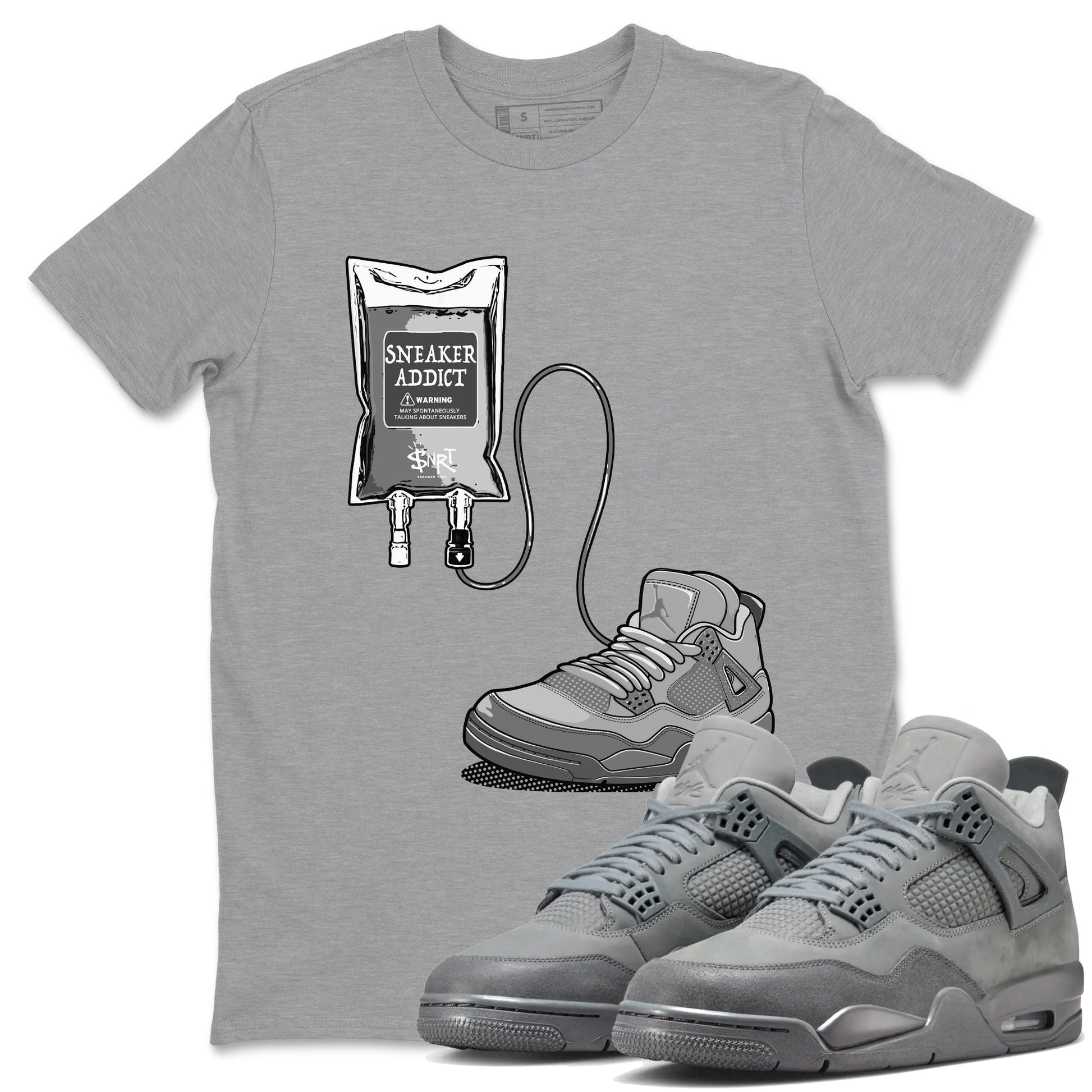 Sneaker Therapy Sneaker Tees - Air Jordan 4 Wet Cement