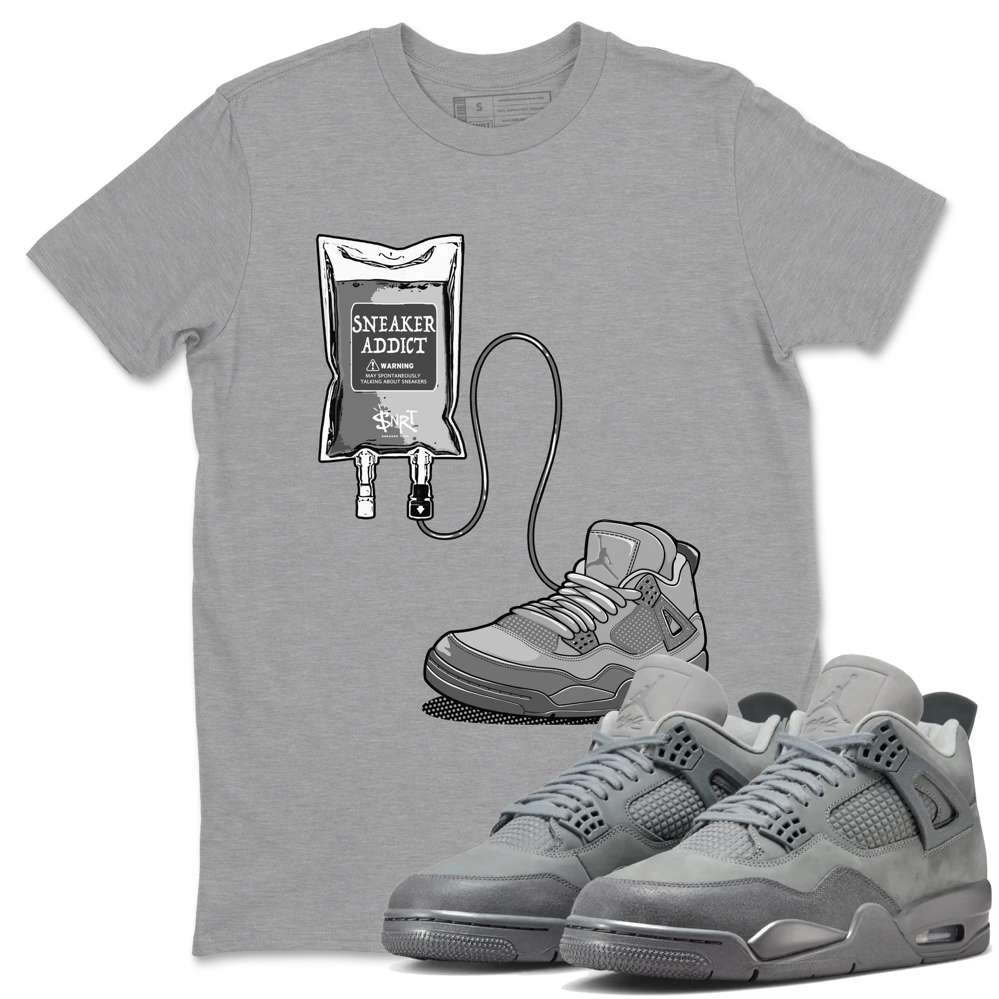 Sneaker Therapy Sneaker Tees - Air Jordan 4 Wet Cement