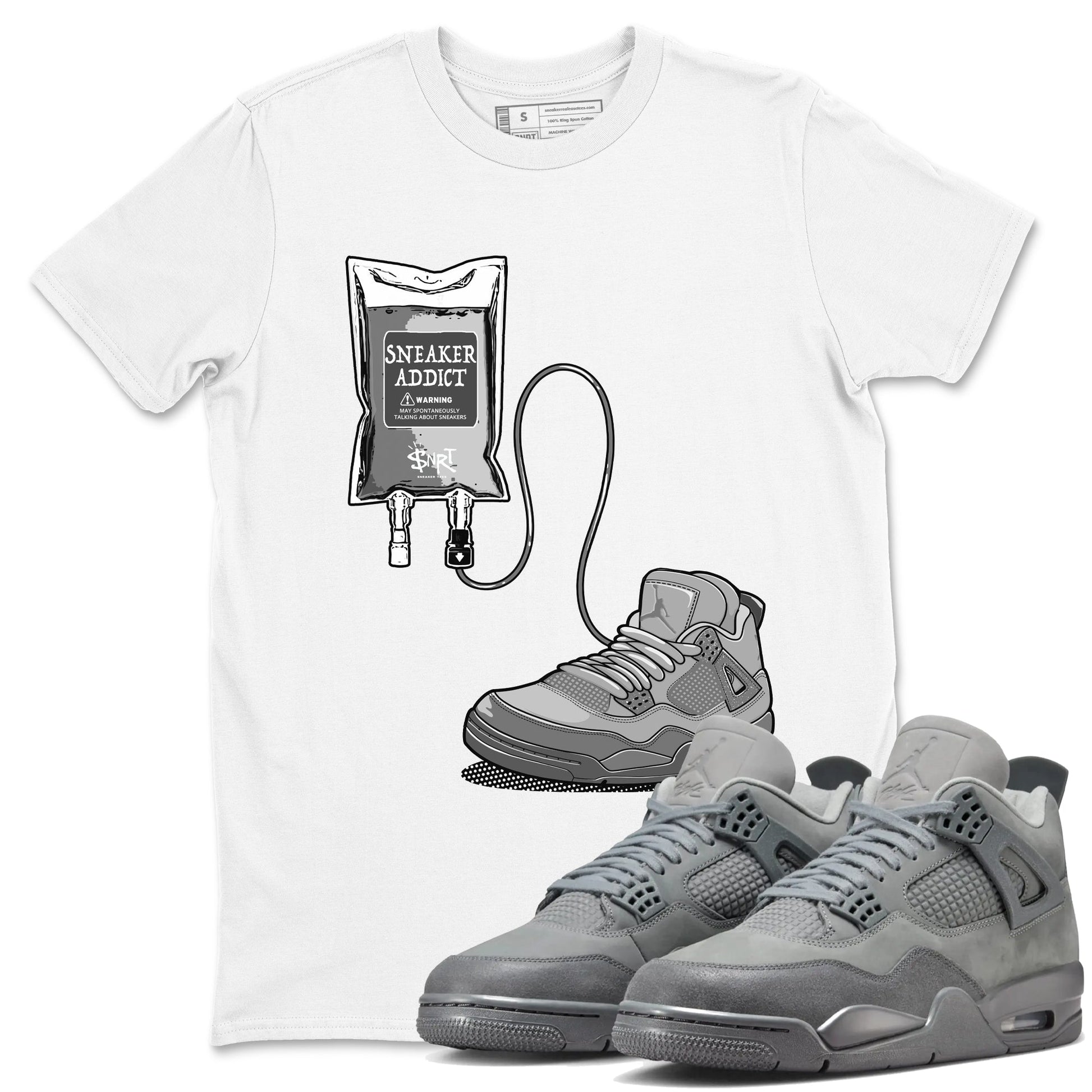 Sneaker Therapy Sneaker Tees - Air Jordan 4 Wet Cement