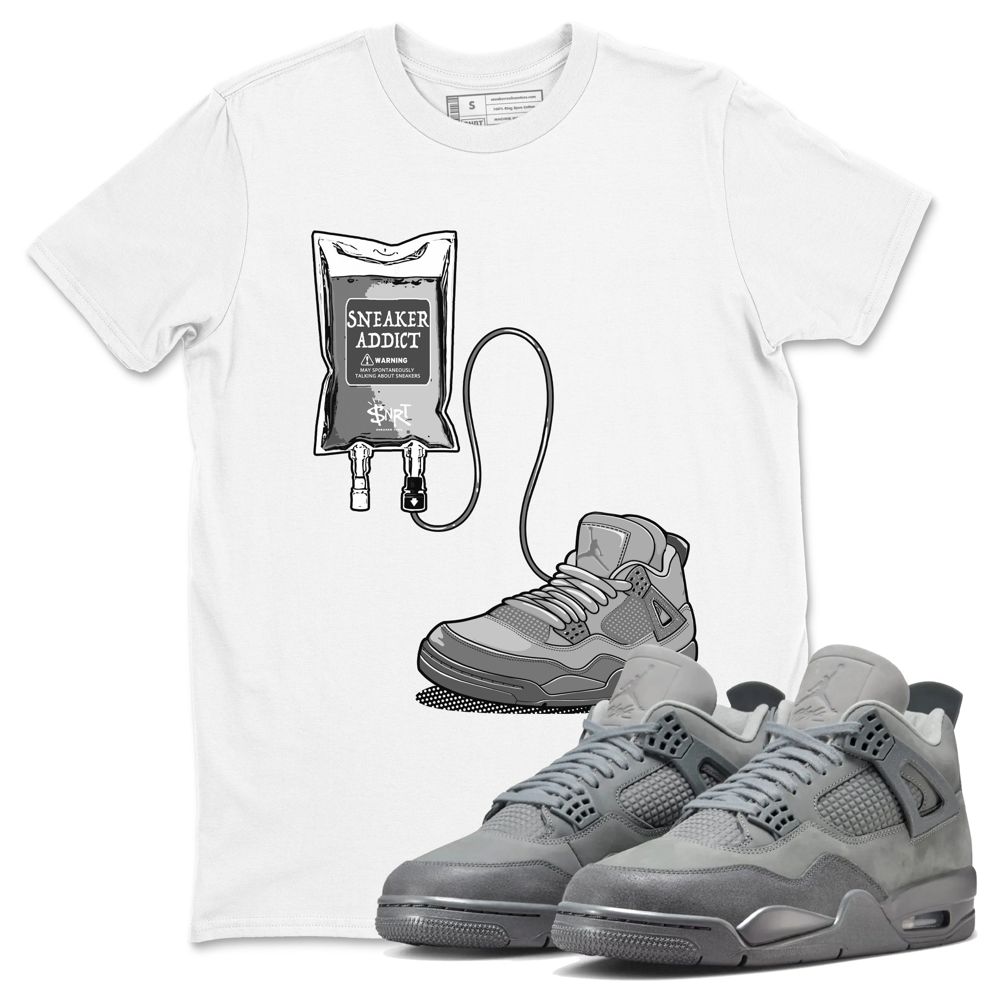 Sneaker Therapy Sneaker Tees - Air Jordan 4 Wet Cement