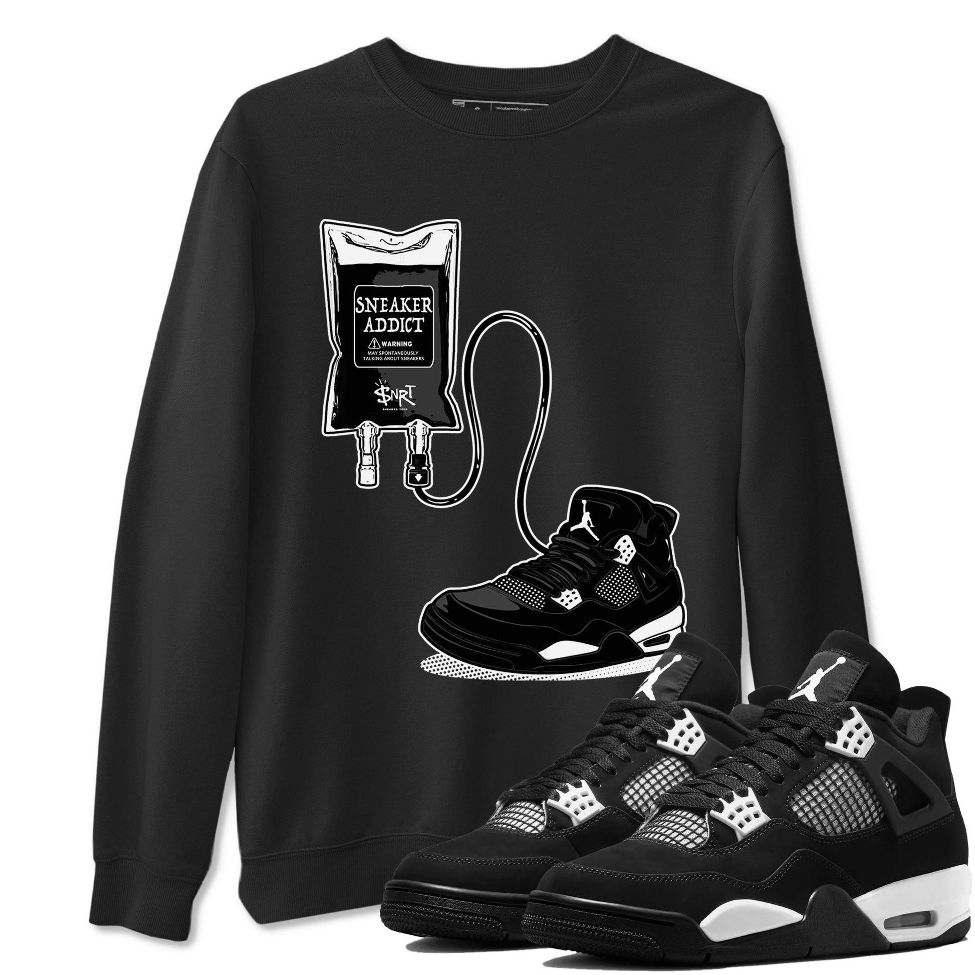 Sneaker Therapy Sneaker Tees - Air Jordan 4 White Thunder