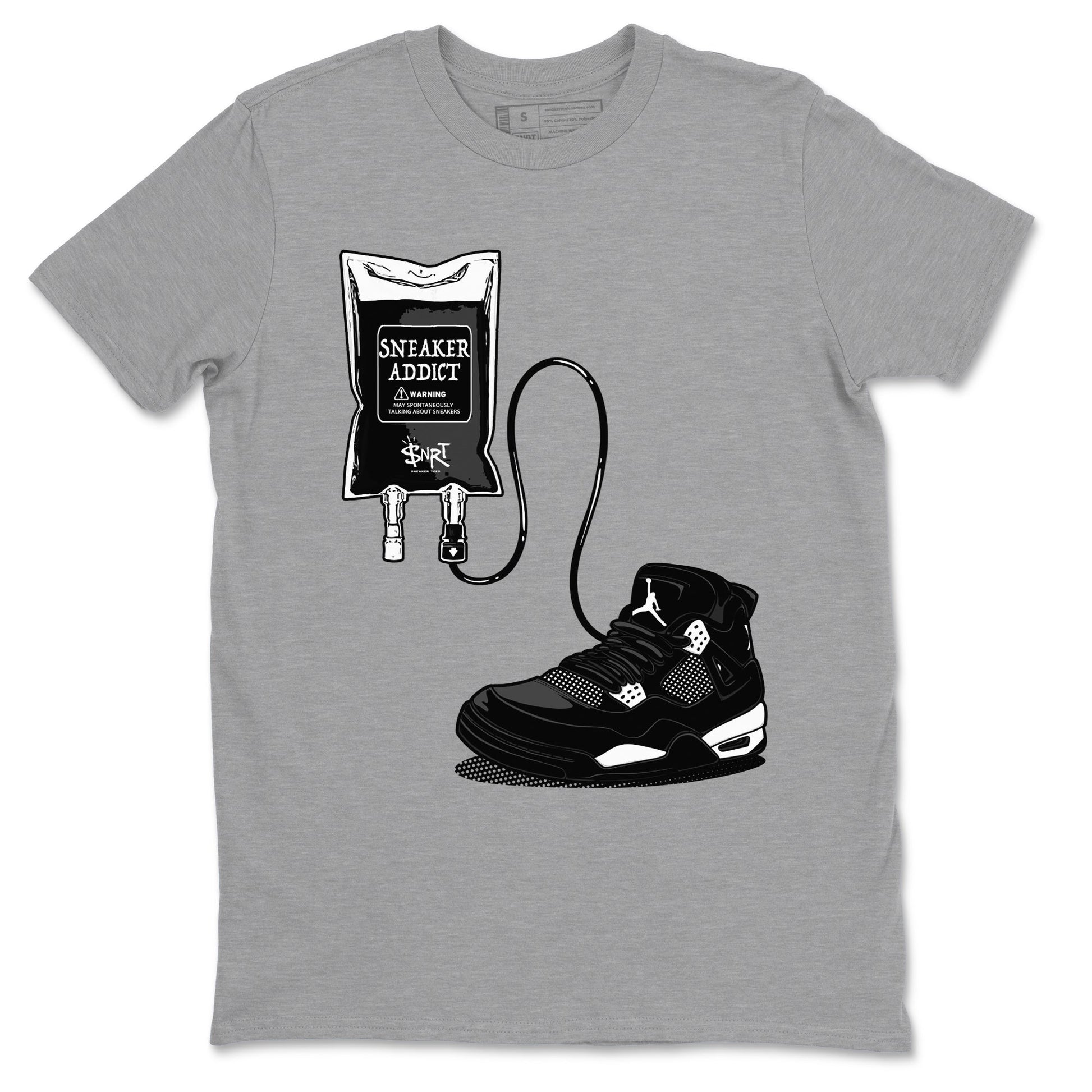 Sneaker Therapy Sneaker Tees - Air Jordan 4 White Thunder