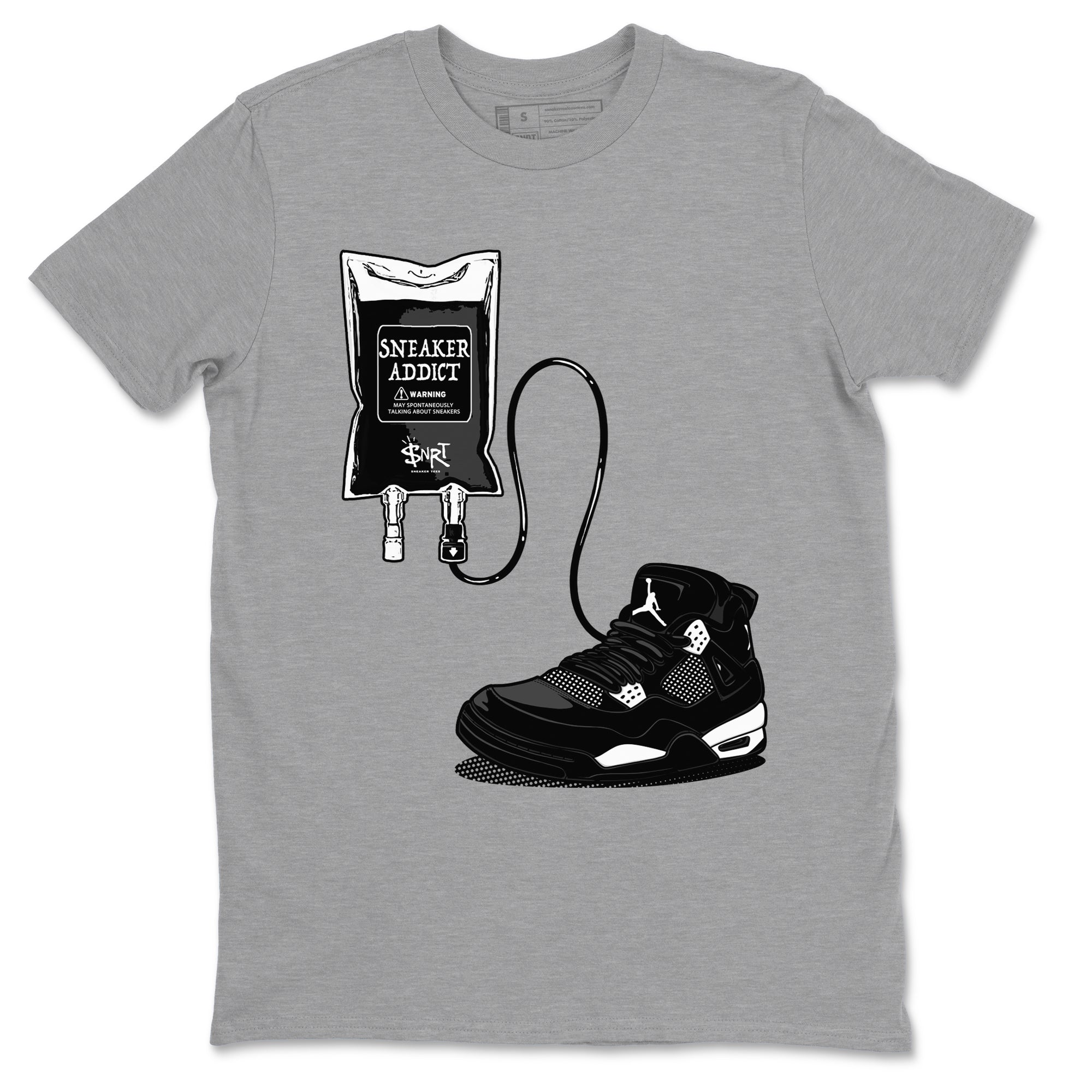Sneaker Therapy Sneaker Tees - Air Jordan 4 White Thunder