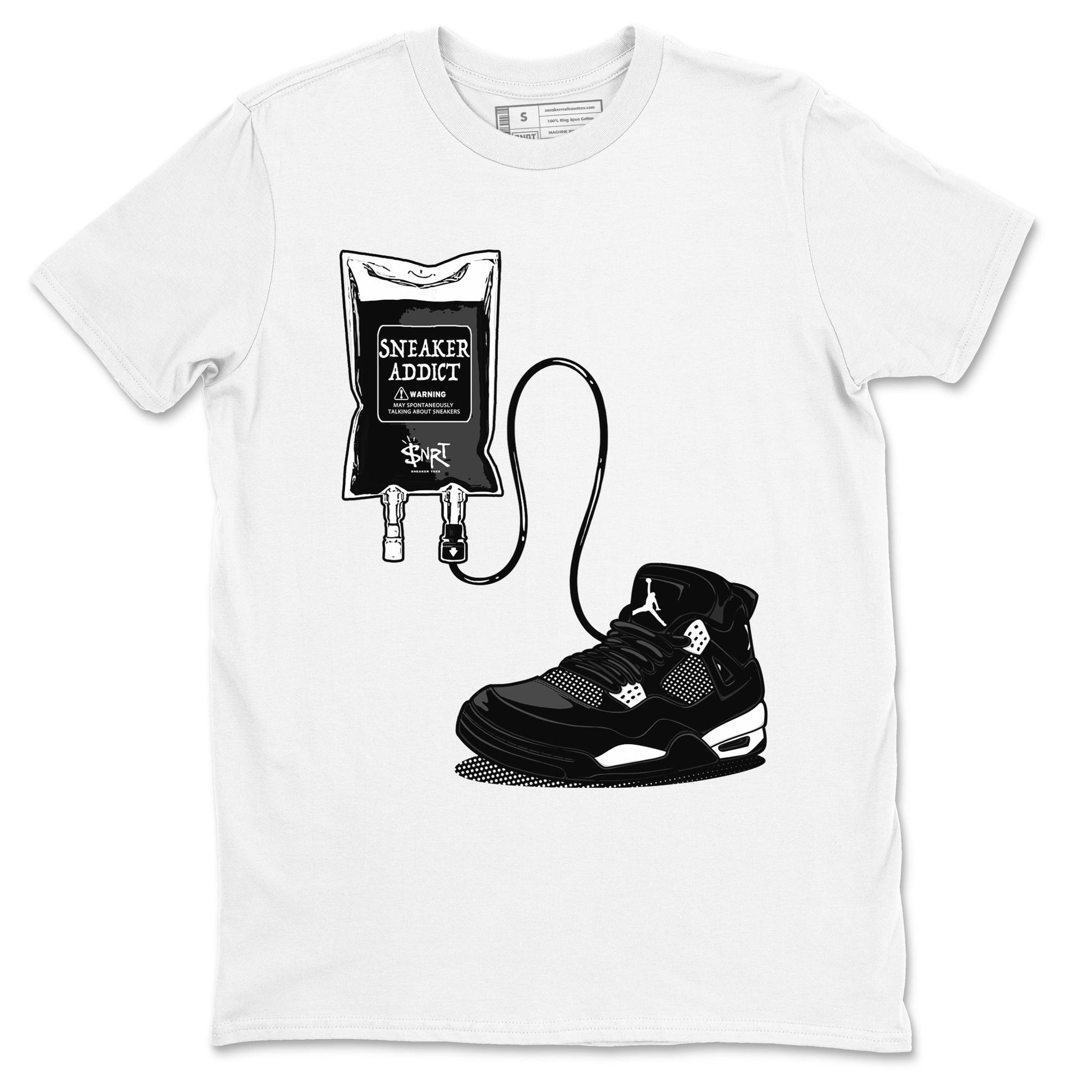 Sneaker Therapy Sneaker Tees - Air Jordan 4 White Thunder